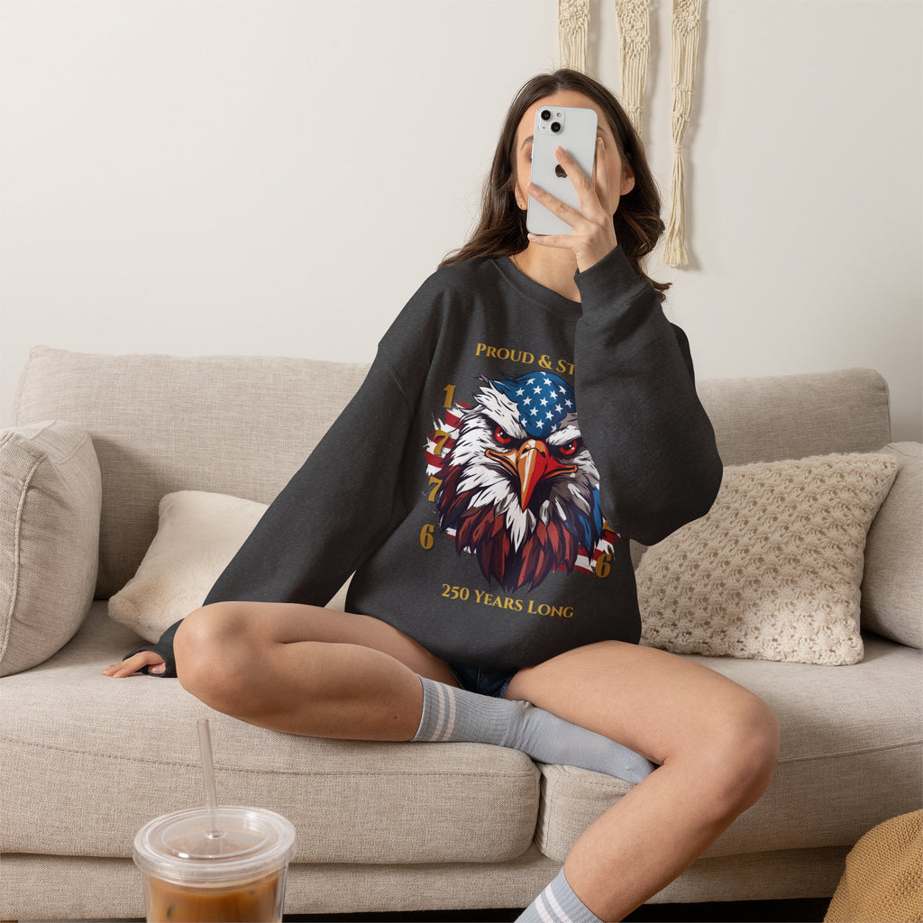 Proud & Strong Crewneck Unisex Sweatshirt