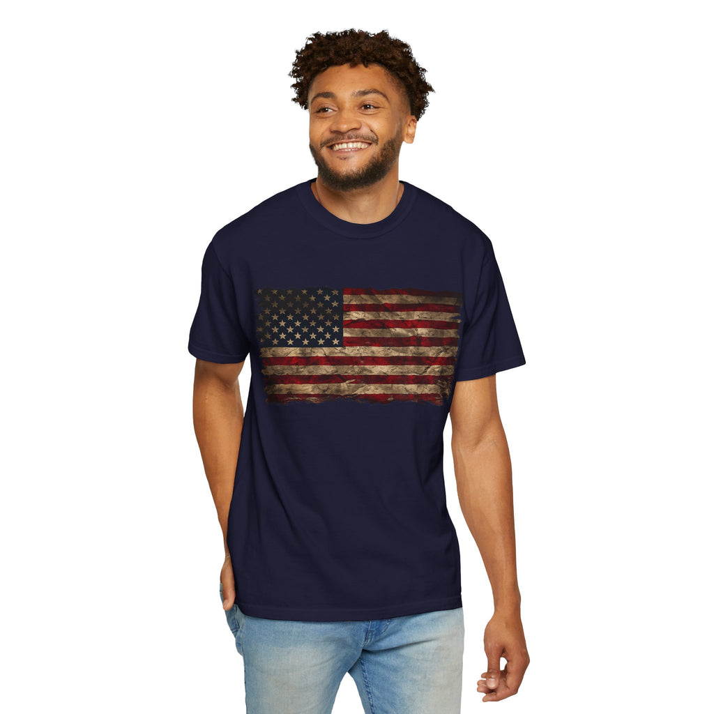 Distressed Flag Unisex Tee