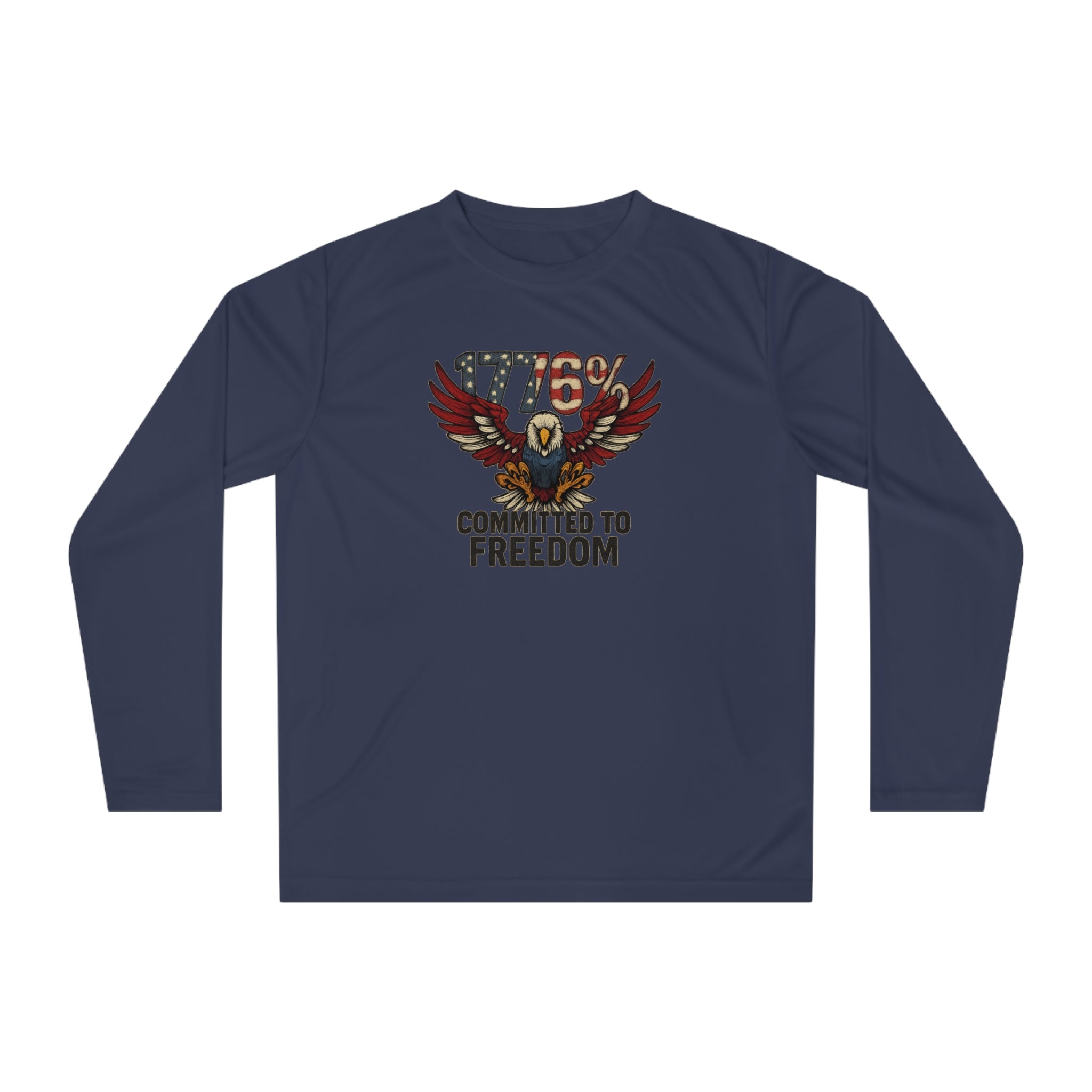 1776% Committed to Freedom Long Sleeve Shirt