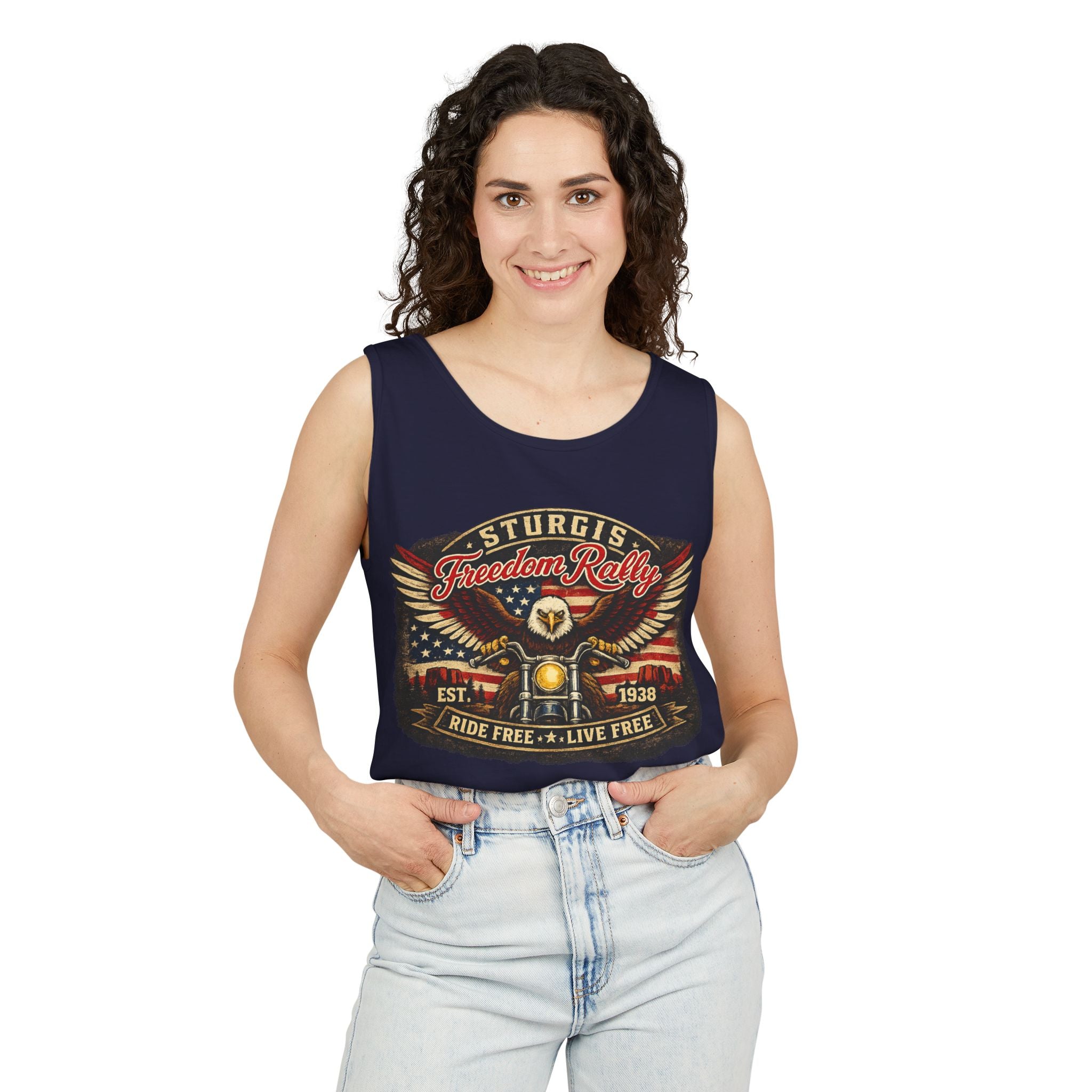 Sturgis Freedom Rally Tank Top — Ride Free Live Free