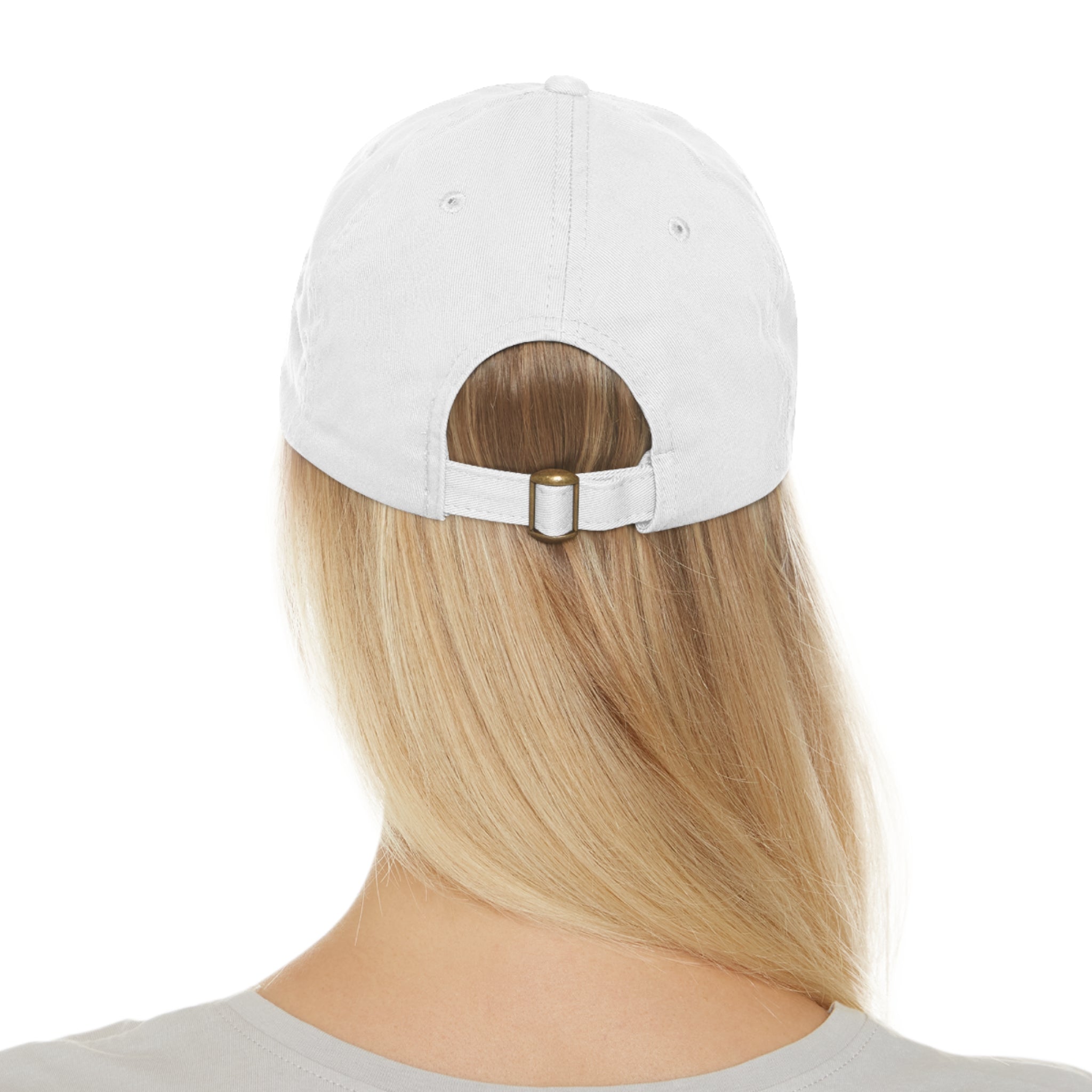 1776% Committed to Freedom Dad Hat with Leather Patch (Rectangle)