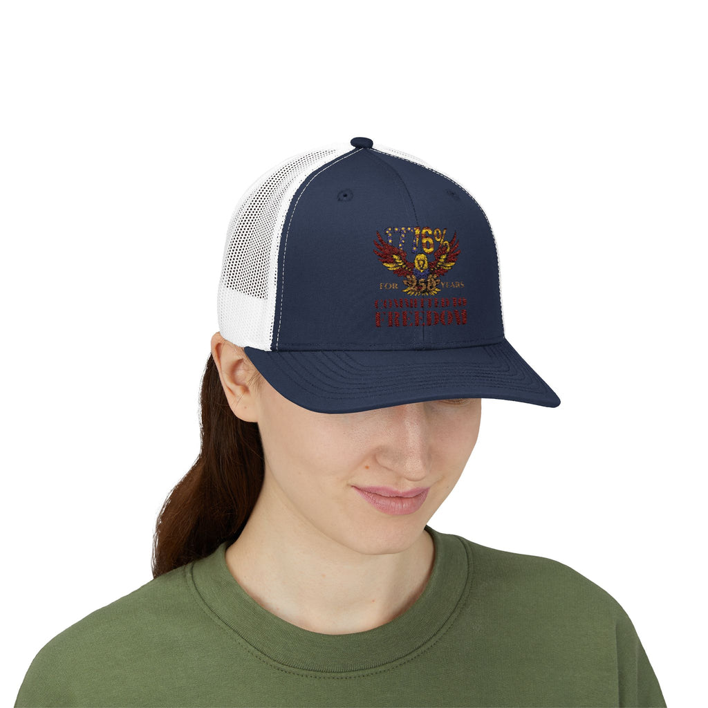 1776% Committed to Freedom Snapback Trucker Cap