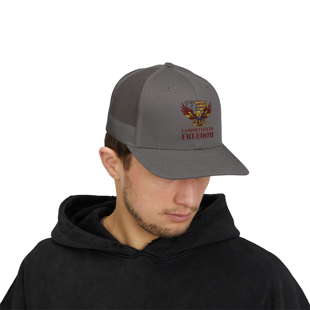1776% Committed to Freedom Snapback Trucker Cap