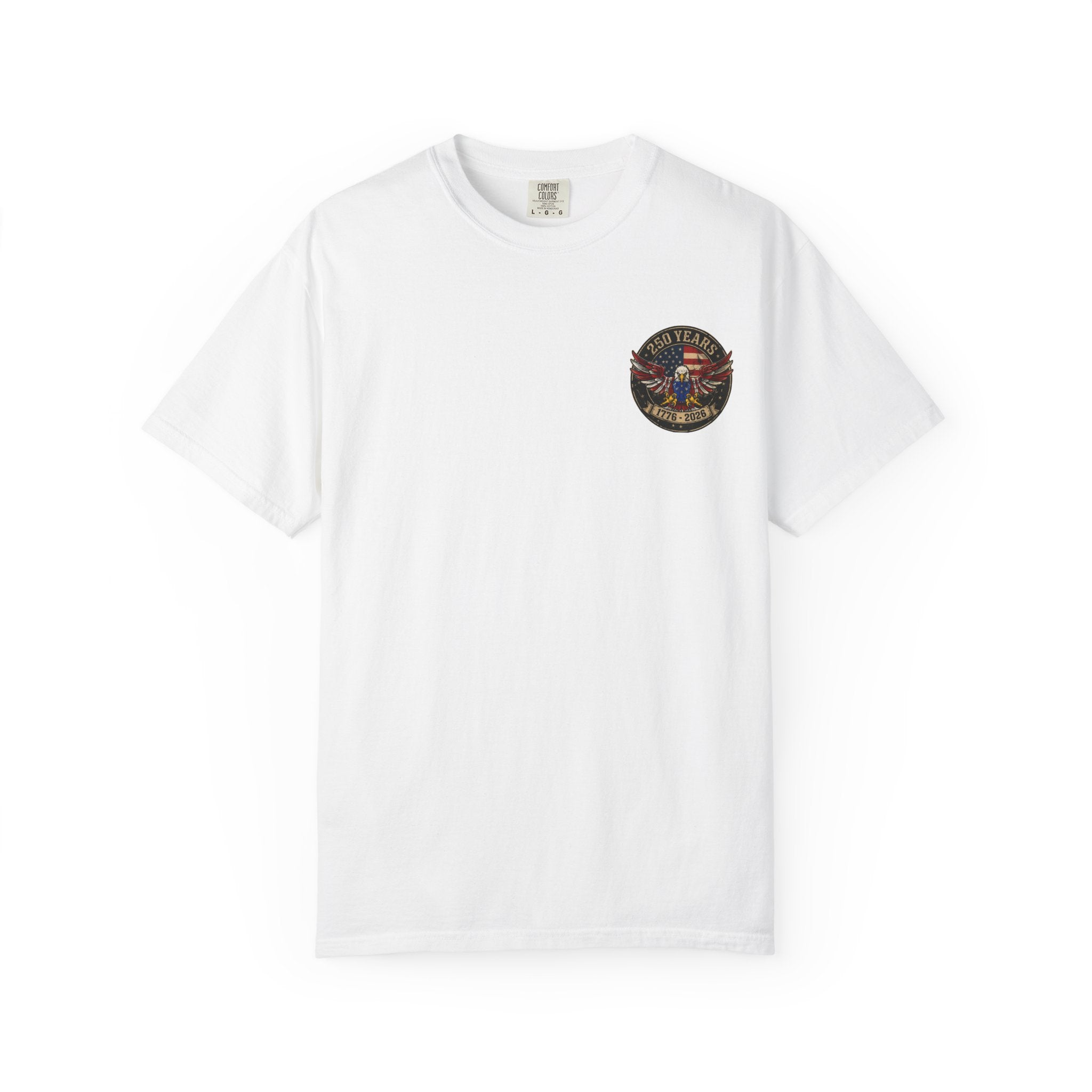 America Motorcycle Unisex Tee Front and Back Design