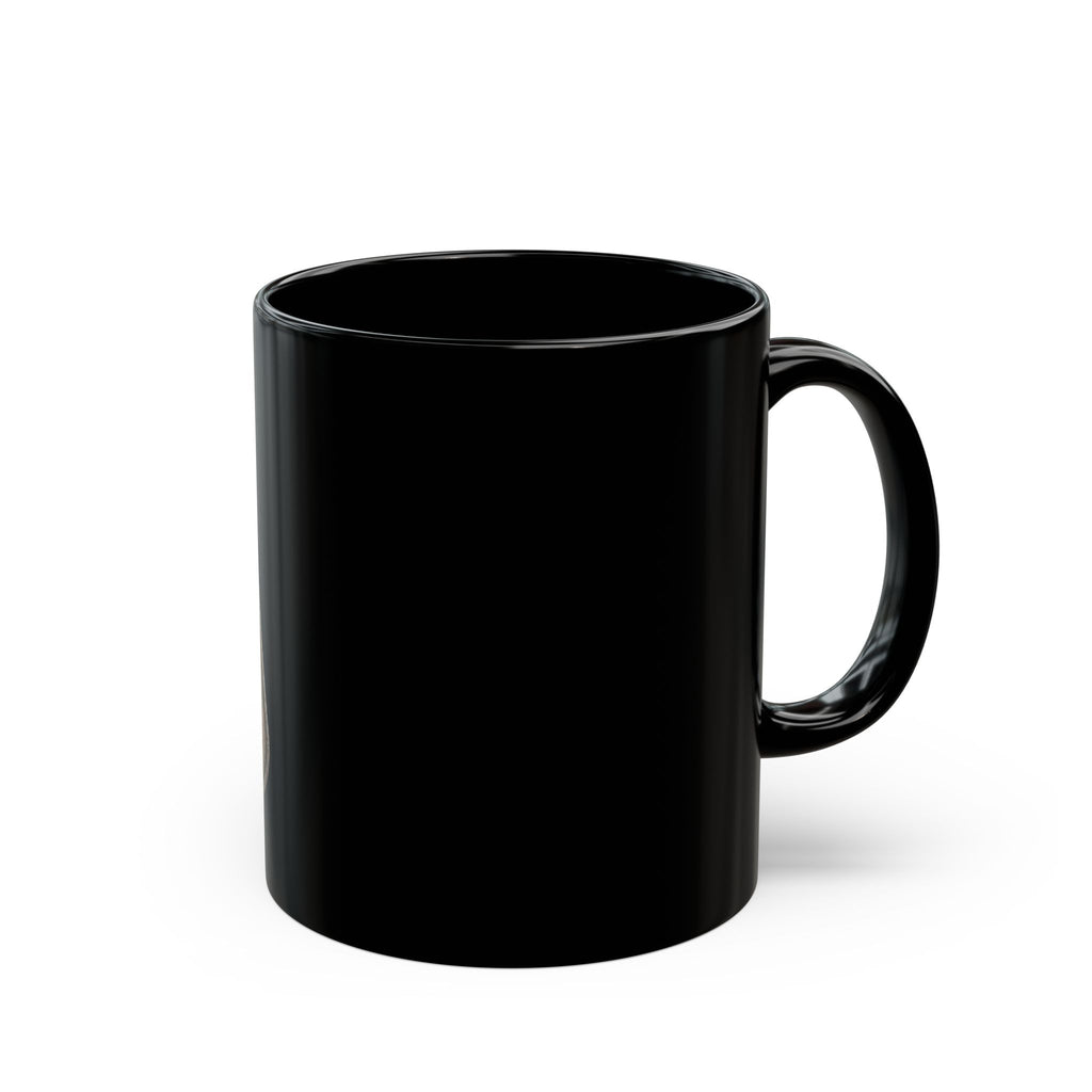 Patriotic Dog Tag Mug — "250 Years of Freedom 1776–2026" Black Coffee Mug