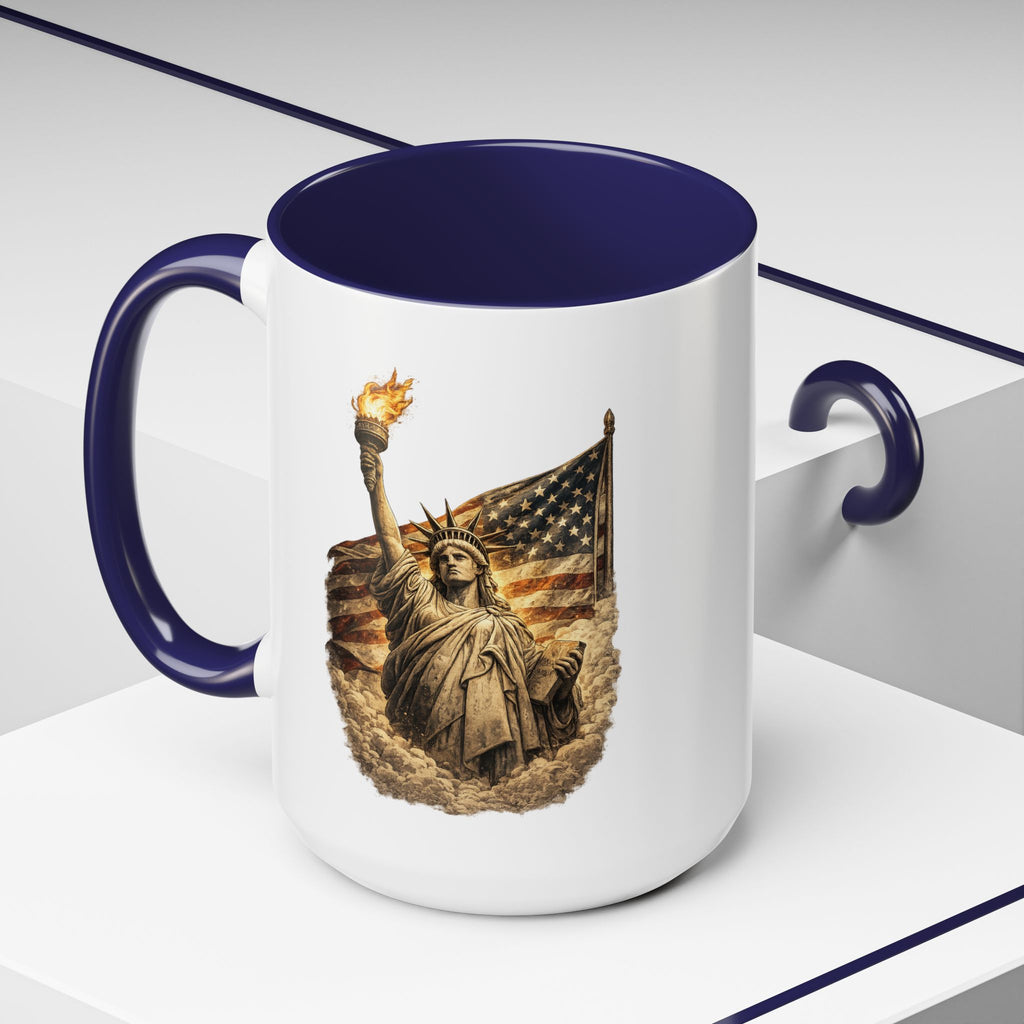 Lady Liberty Ceramic Mug for Coffee Lovers