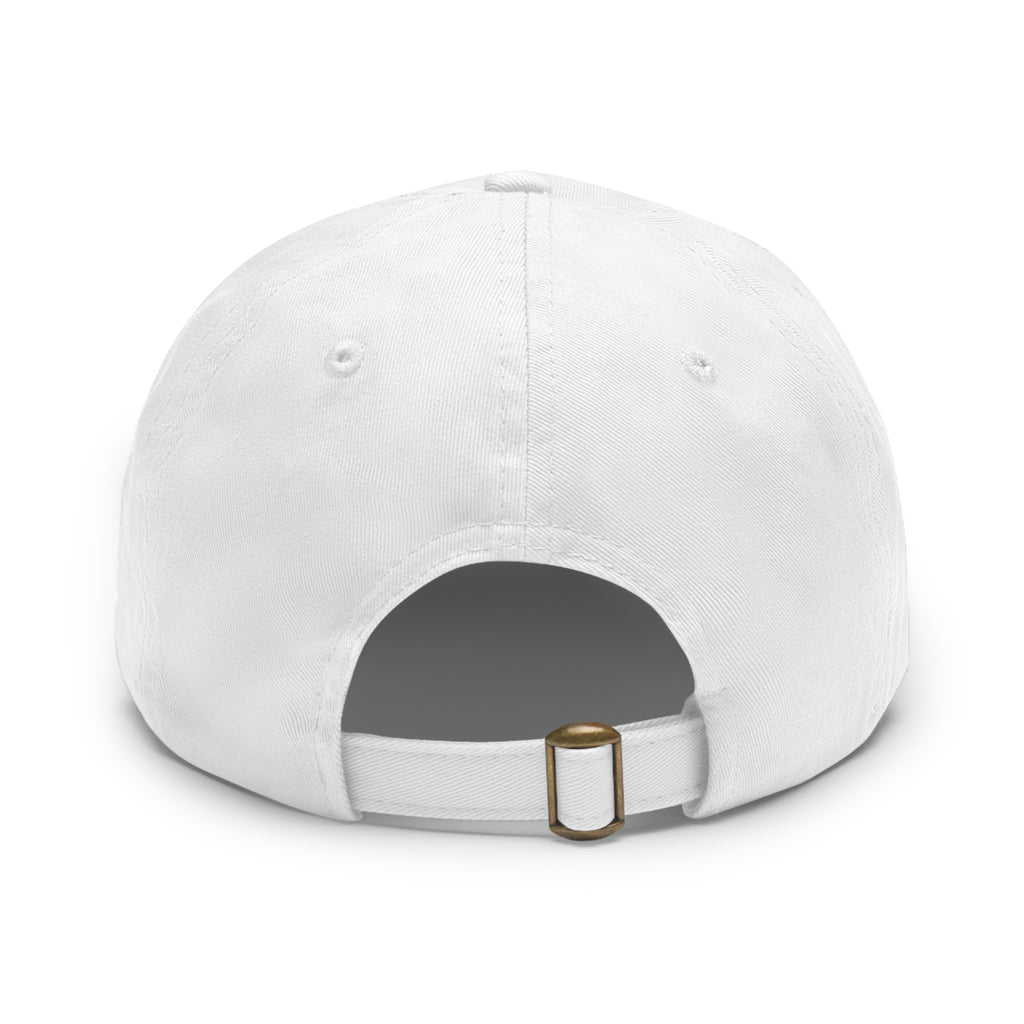 1776% Committed to Freedom Dad Hat with Leather Patch (Rectangle)