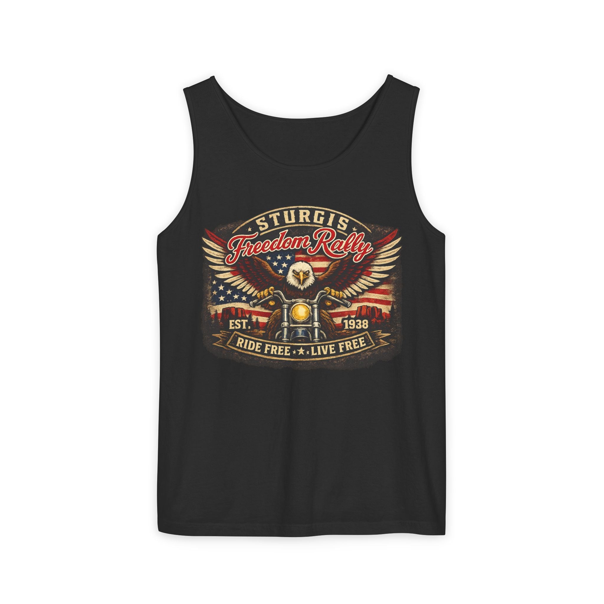 Sturgis Freedom Rally Tank Top — Ride Free Live Free