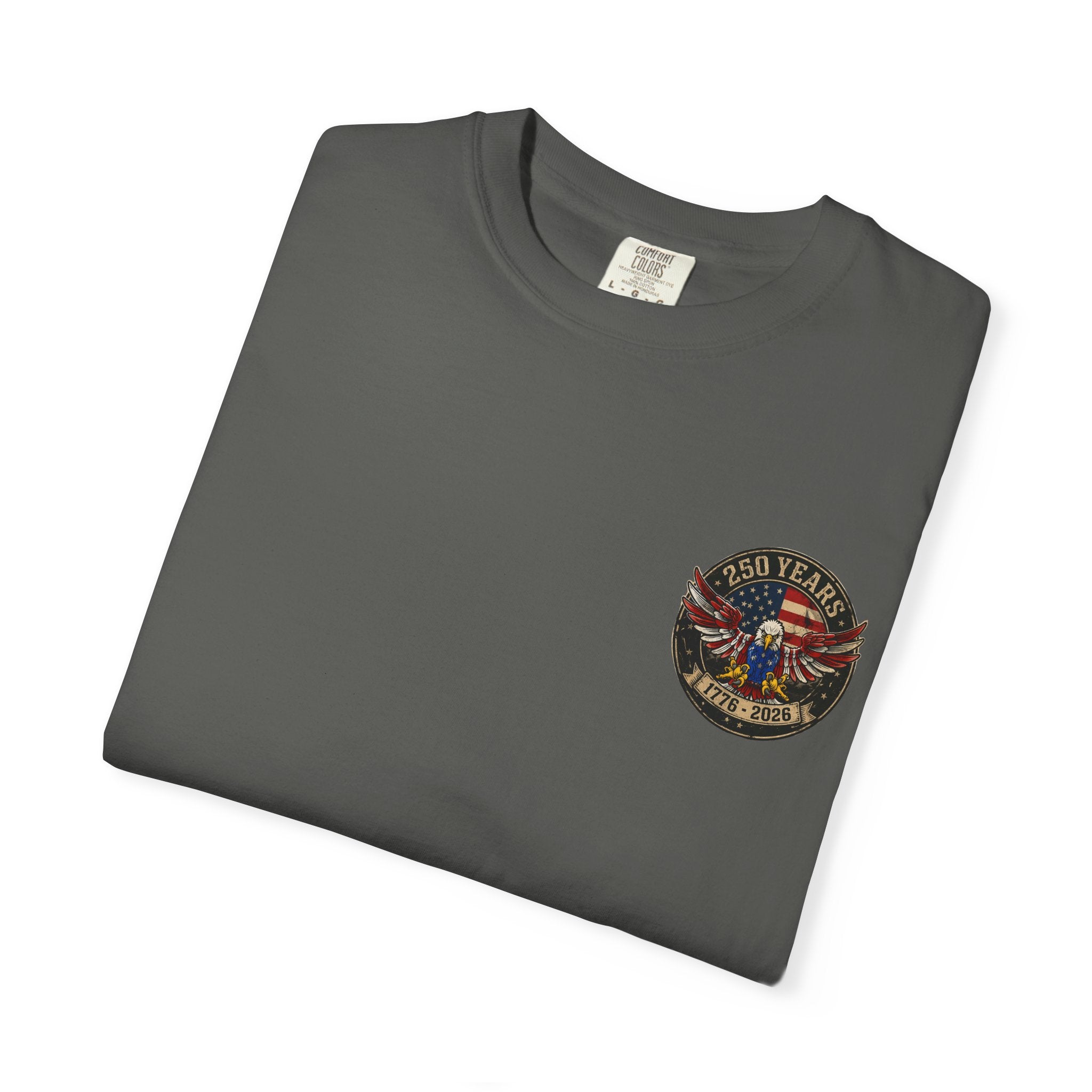America Motorcycle Unisex Tee Front and Back Design