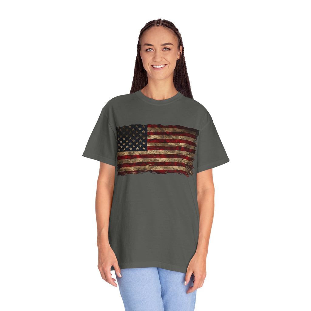Distressed Flag Unisex Tee