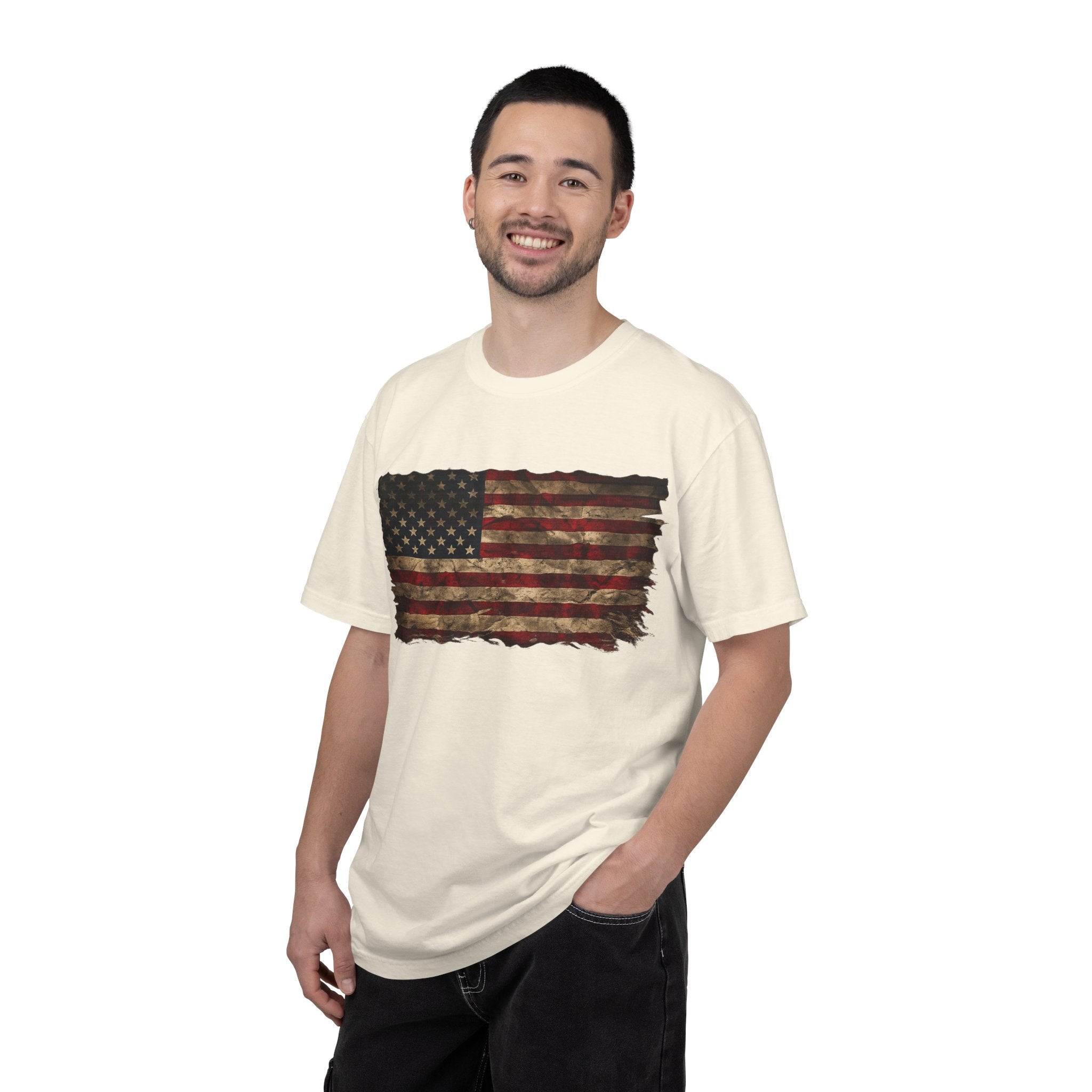 Distressed Flag Unisex Tee