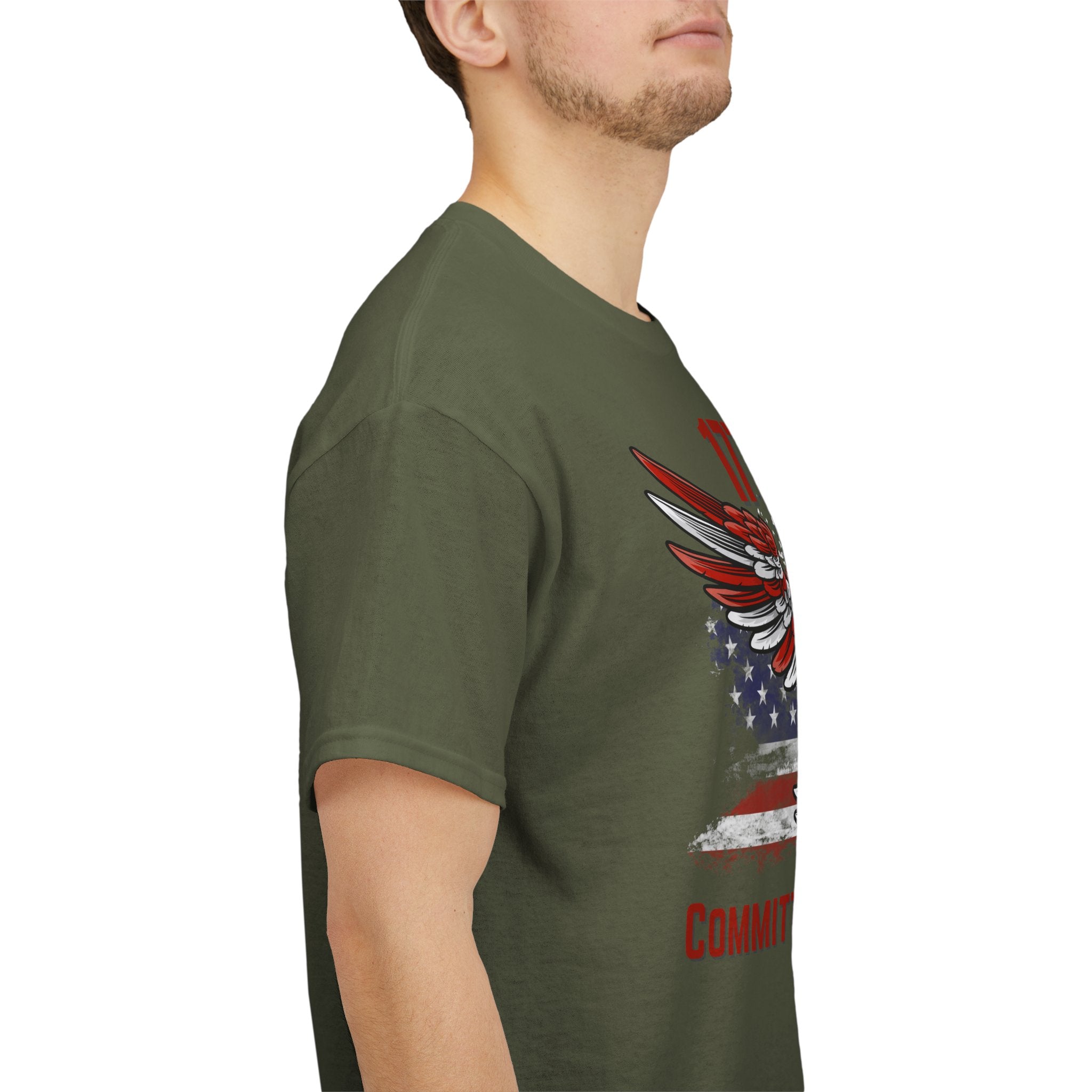 1776% Committed to Freedom Unisex Cotton Tee