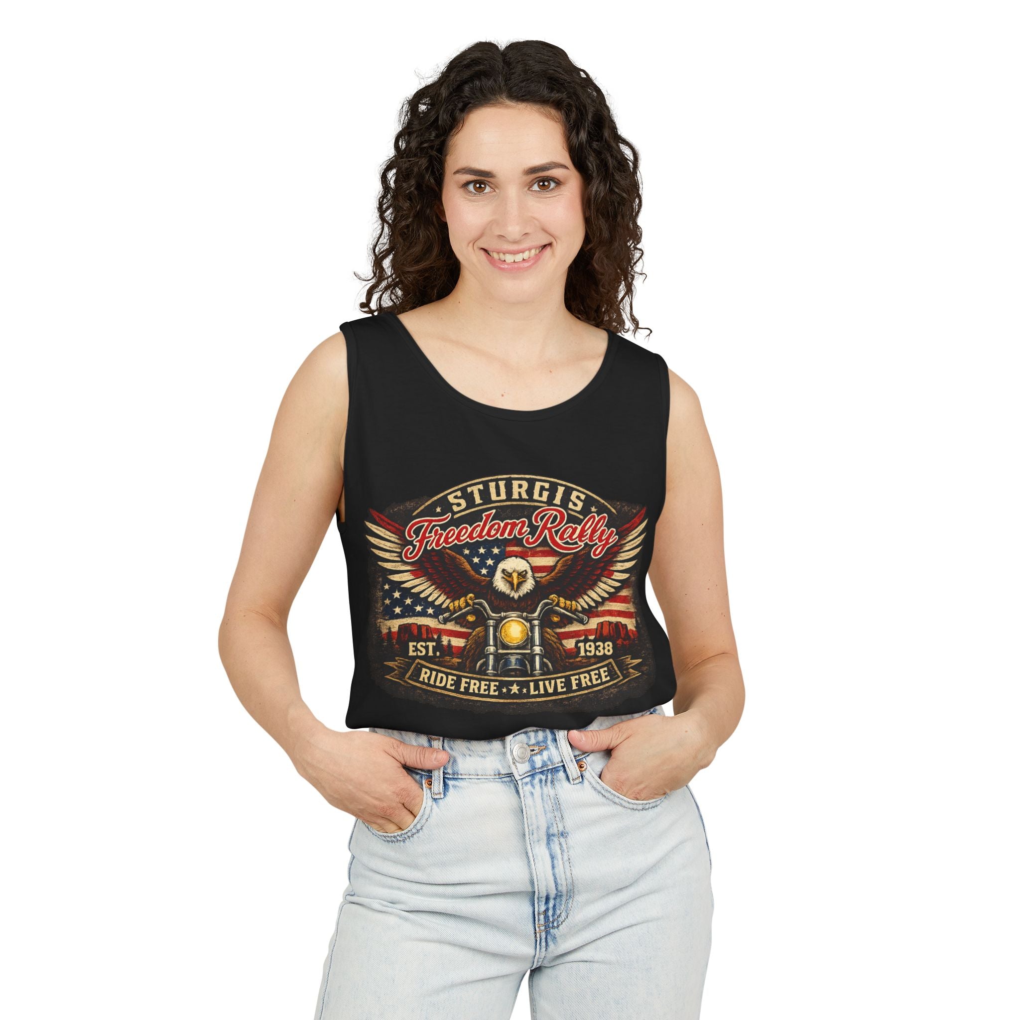 Sturgis Freedom Rally Tank Top — Ride Free Live Free