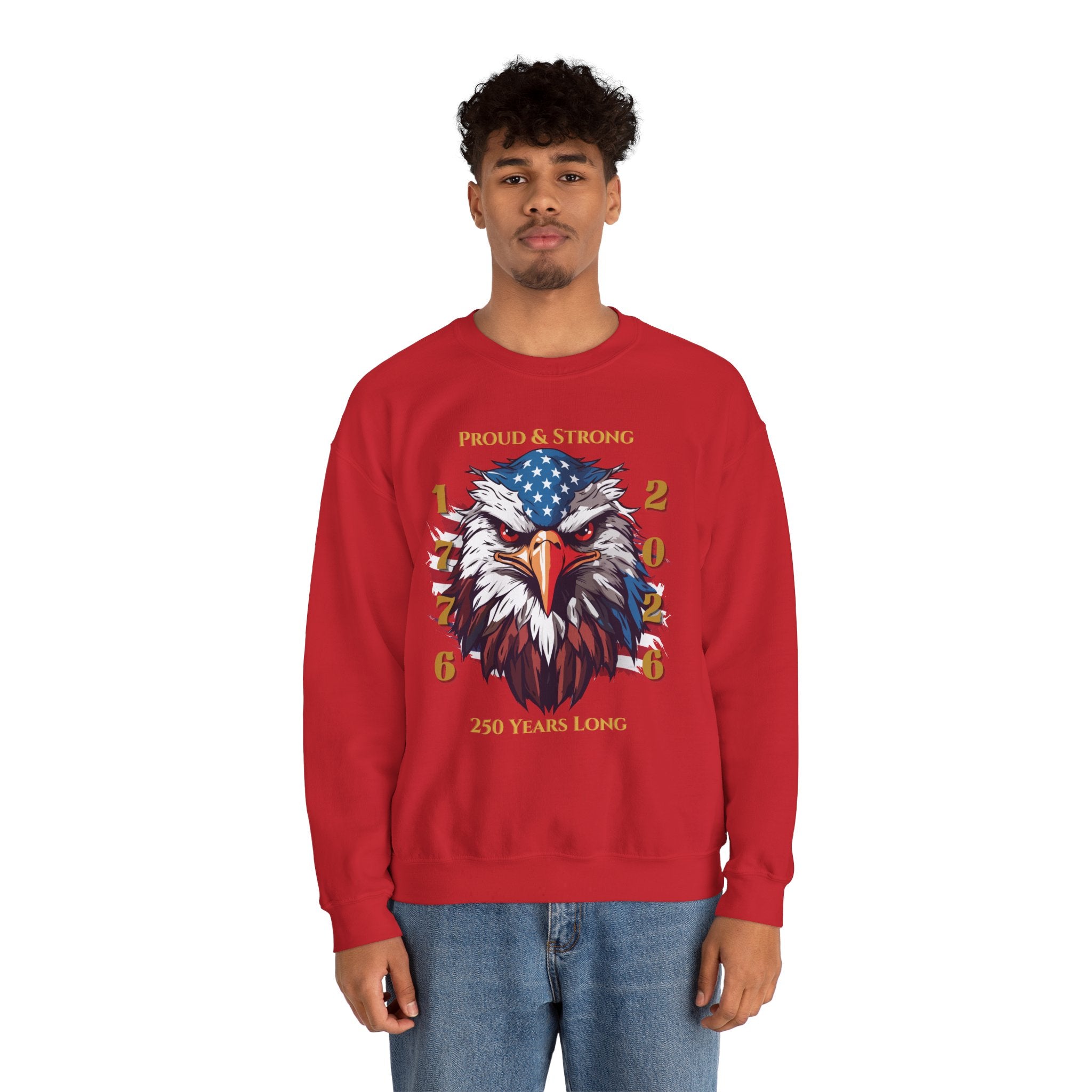 Proud & Strong Crewneck Unisex Sweatshirt