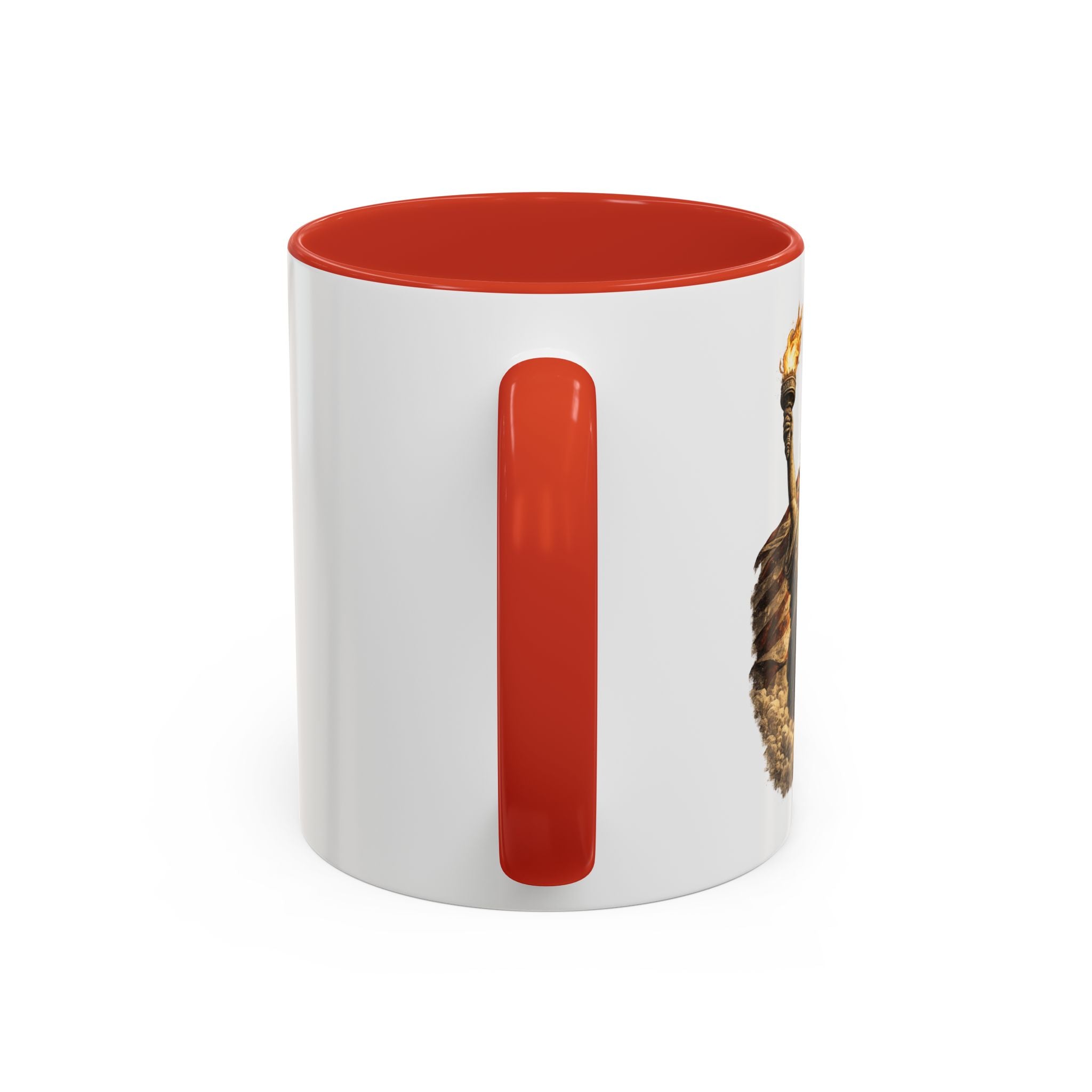Lady Liberty Ceramic Mug for Coffee Lovers