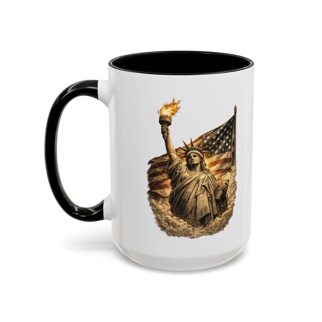 Lady Liberty Ceramic Mug for Coffee Lovers