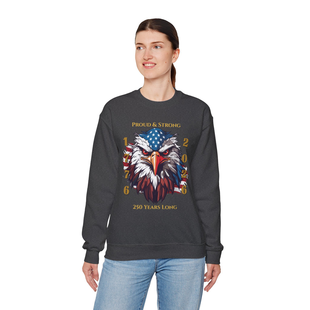 Proud & Strong Crewneck Unisex Sweatshirt
