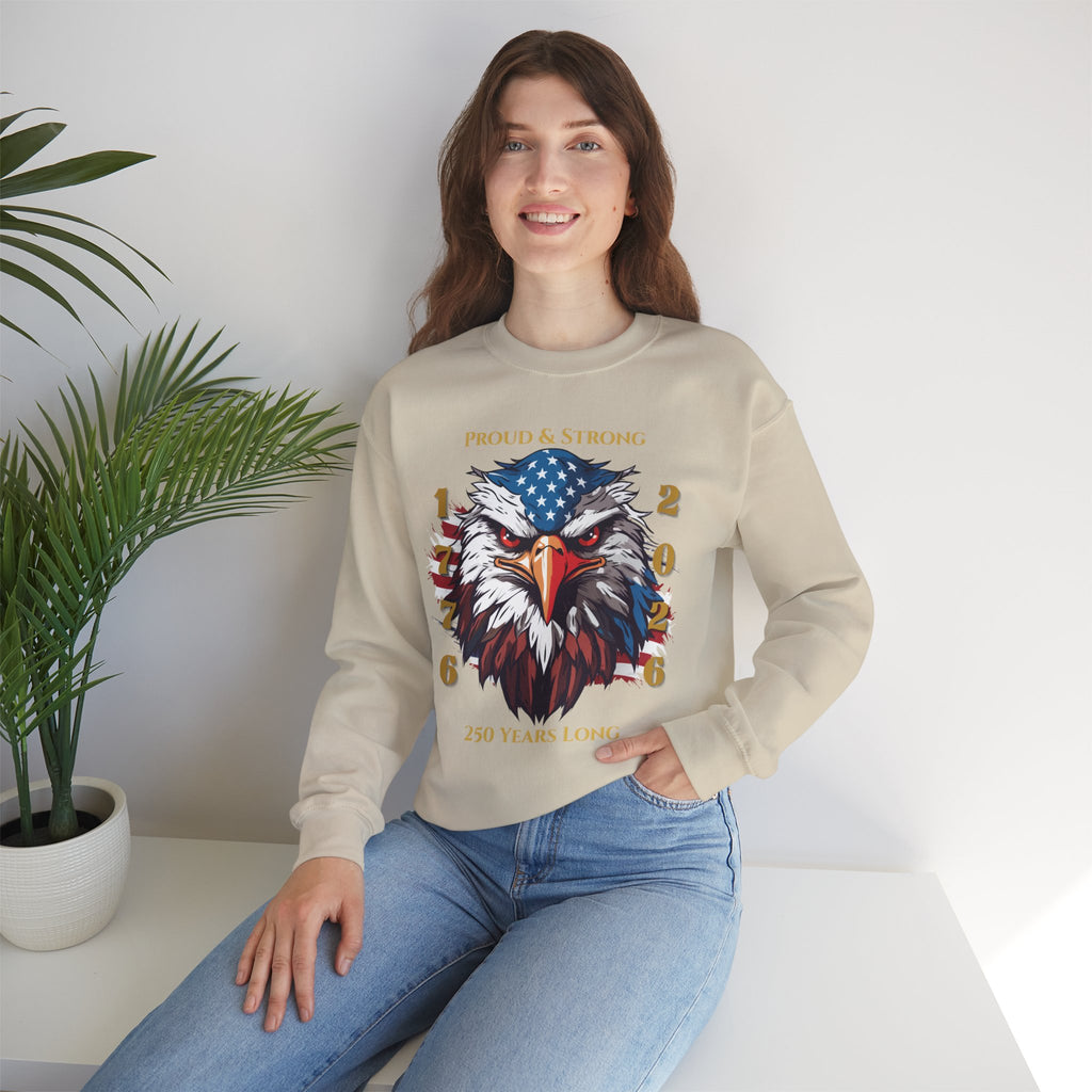 Proud & Strong Crewneck Unisex Sweatshirt