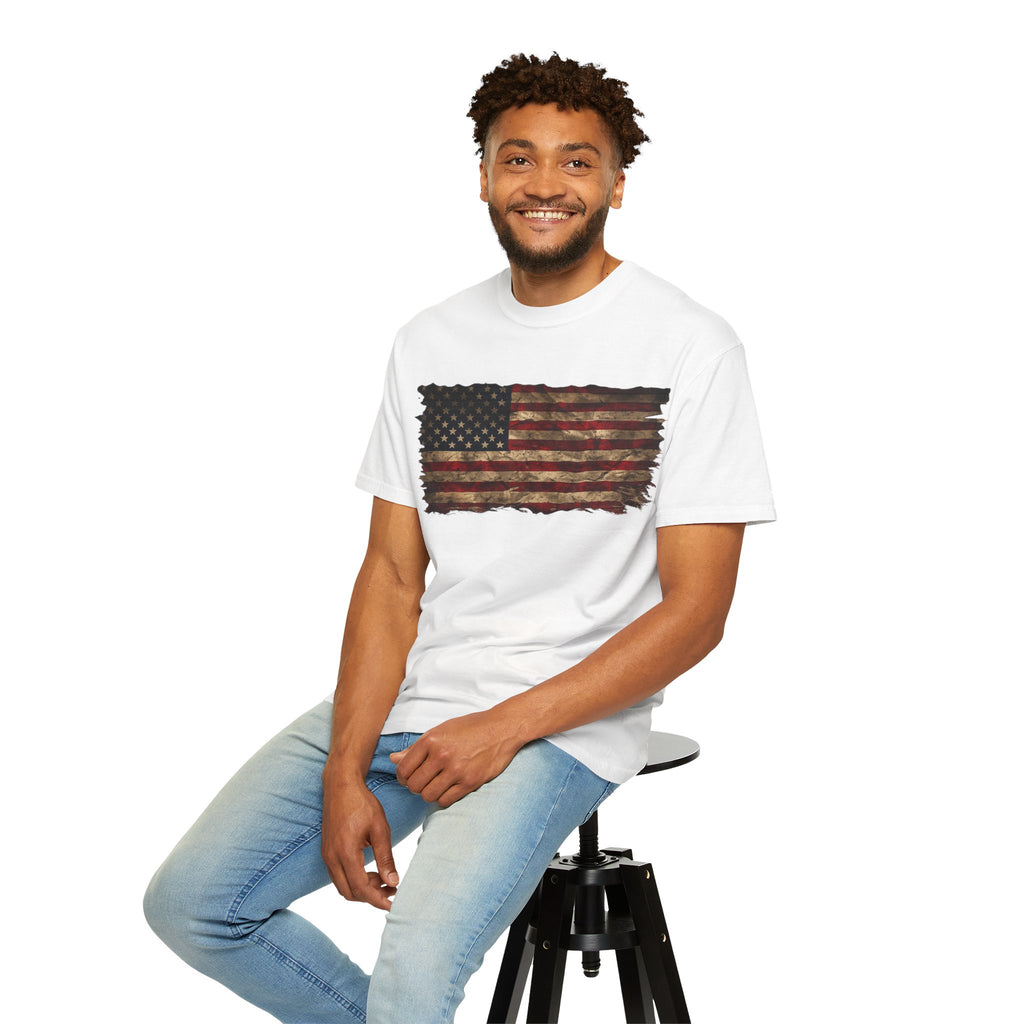 Distressed Flag Unisex Tee