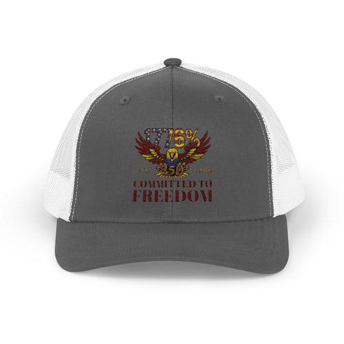 1776% Committed to Freedom Snapback Trucker Cap