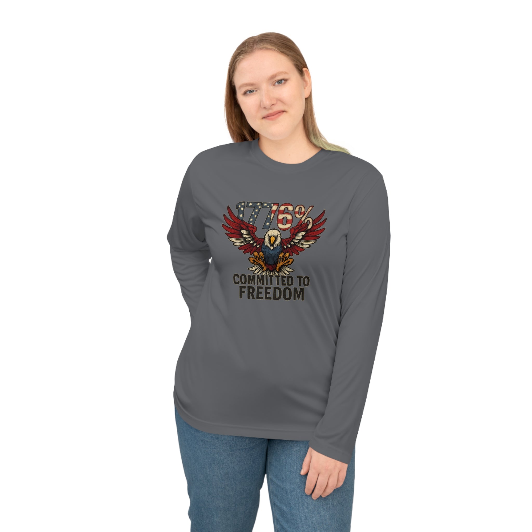 1776% Committed to Freedom Long Sleeve Shirt