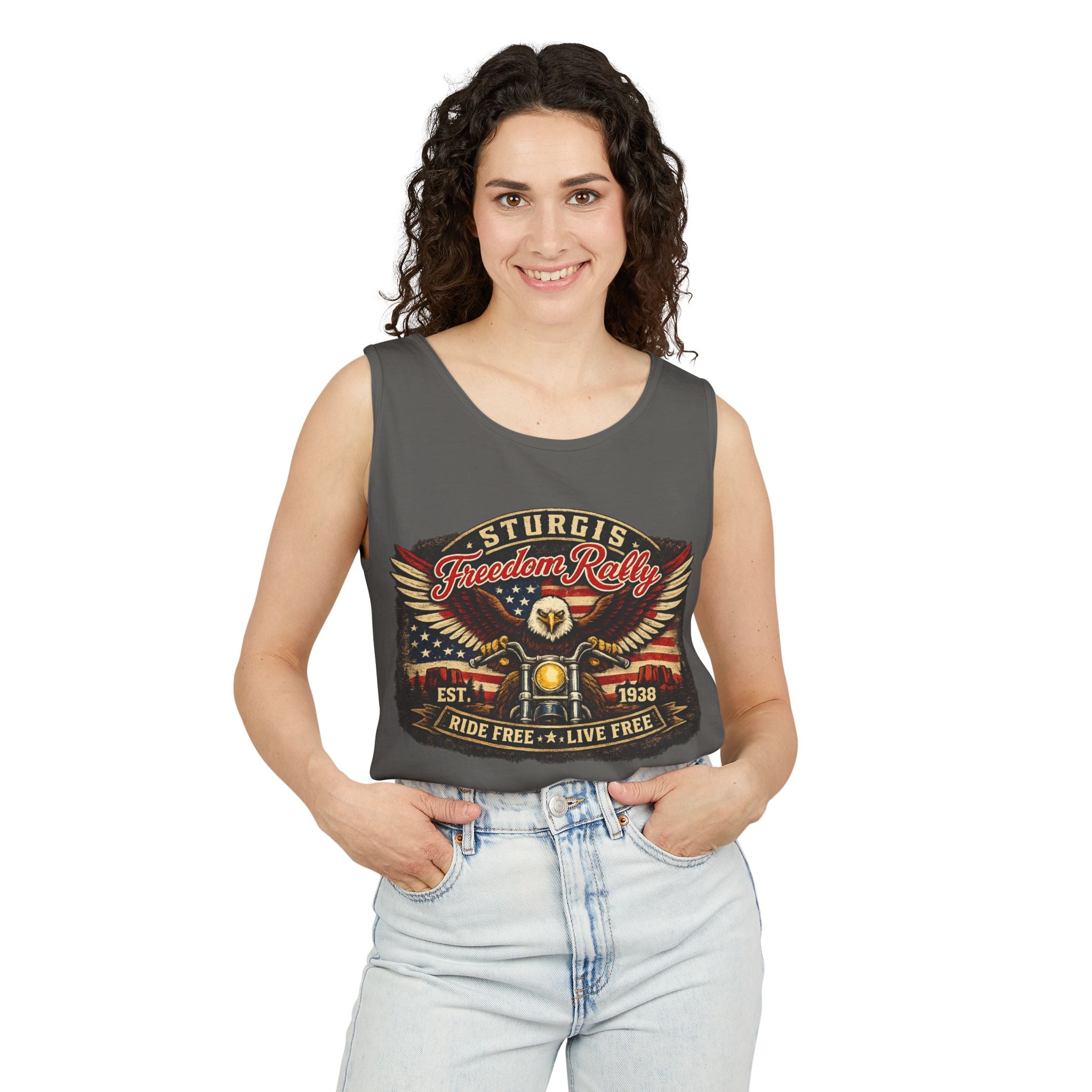 Sturgis Freedom Rally Tank Top — Ride Free Live Free