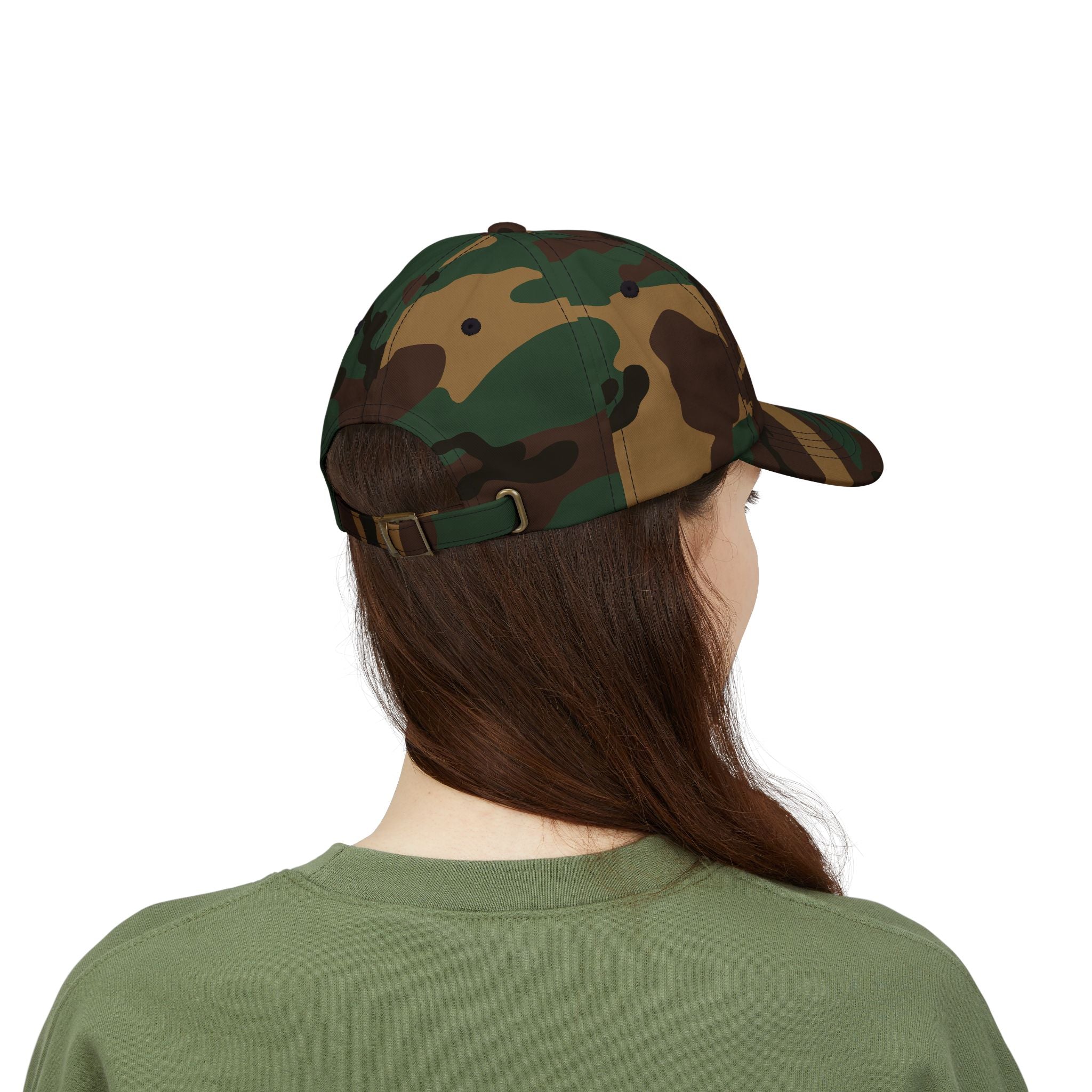 Distressed American Flag Dad Cap — Vintage USA