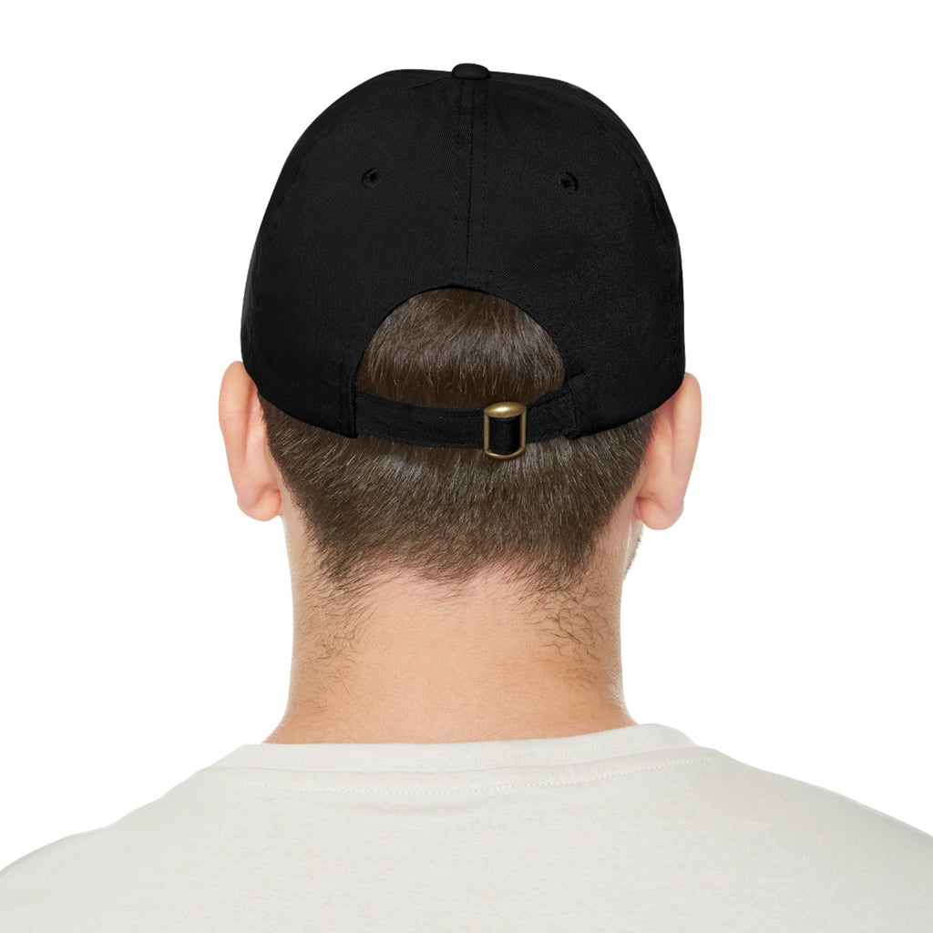 1776% Committed to Freedom Dad Hat with Leather Patch (Rectangle)