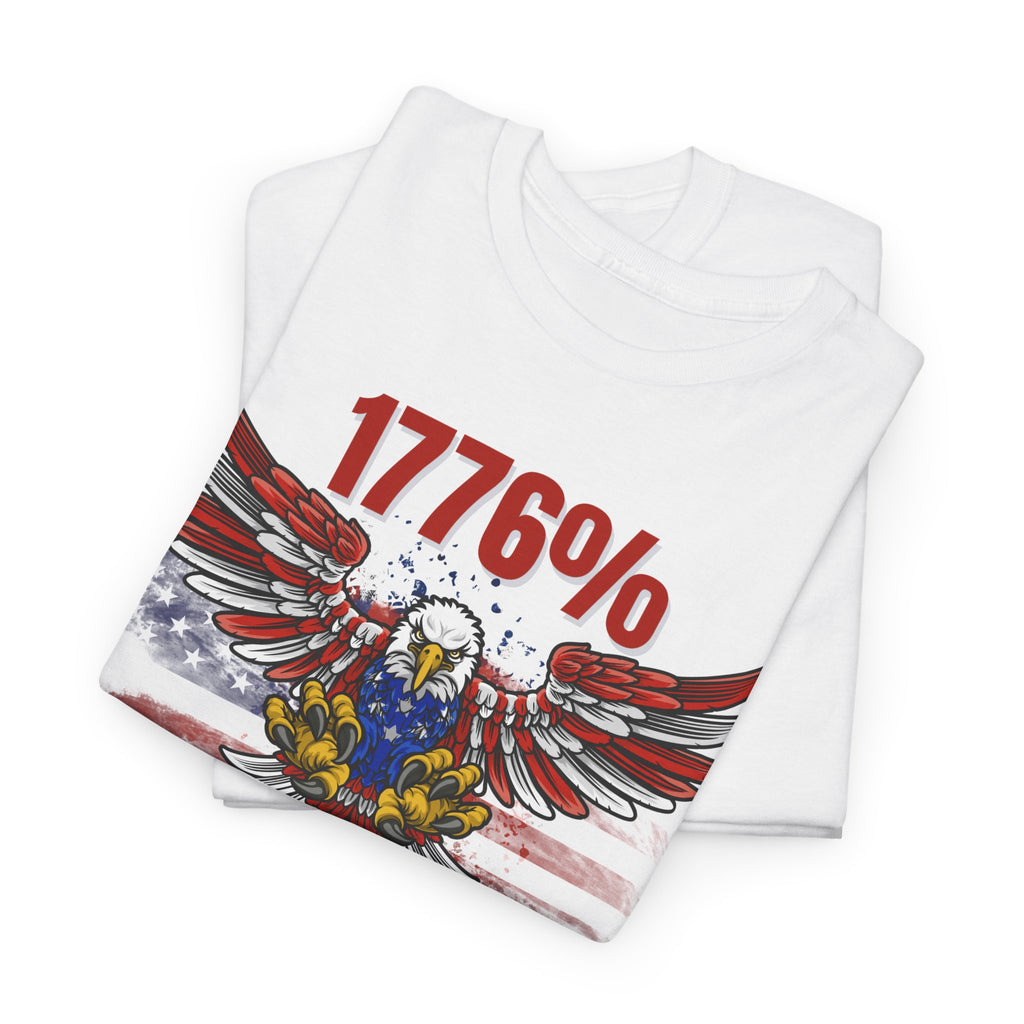 1776% Committed to Freedom Unisex Cotton Tee