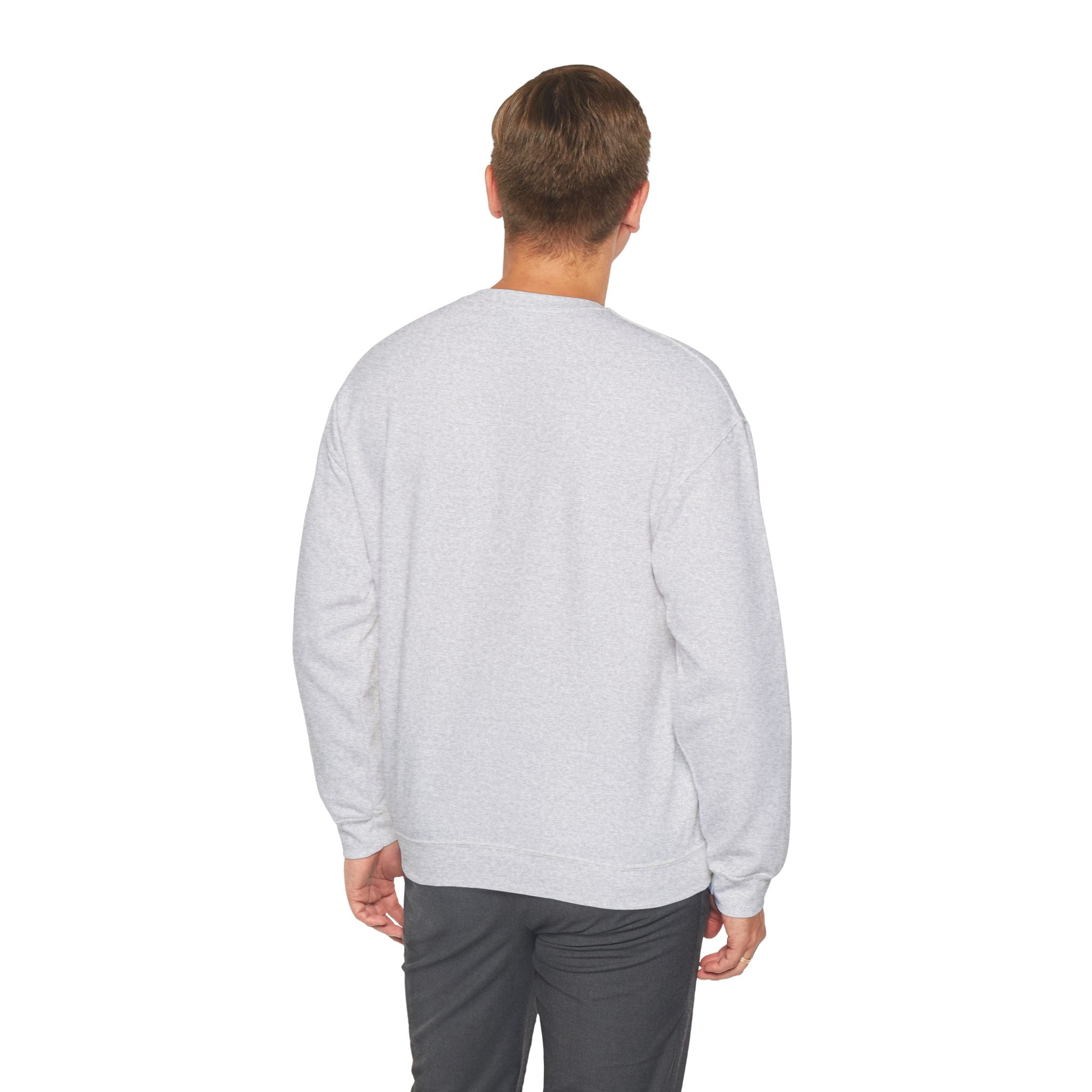 Distressed Flag Crewneck Sweatshirt — Embroidered Vintage American Flag Pullover
