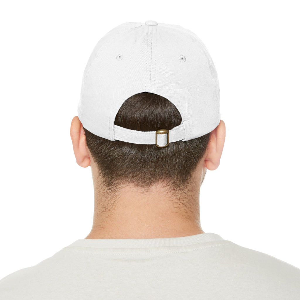 1776% Committed to Freedom Dad Hat with Leather Patch (Rectangle)