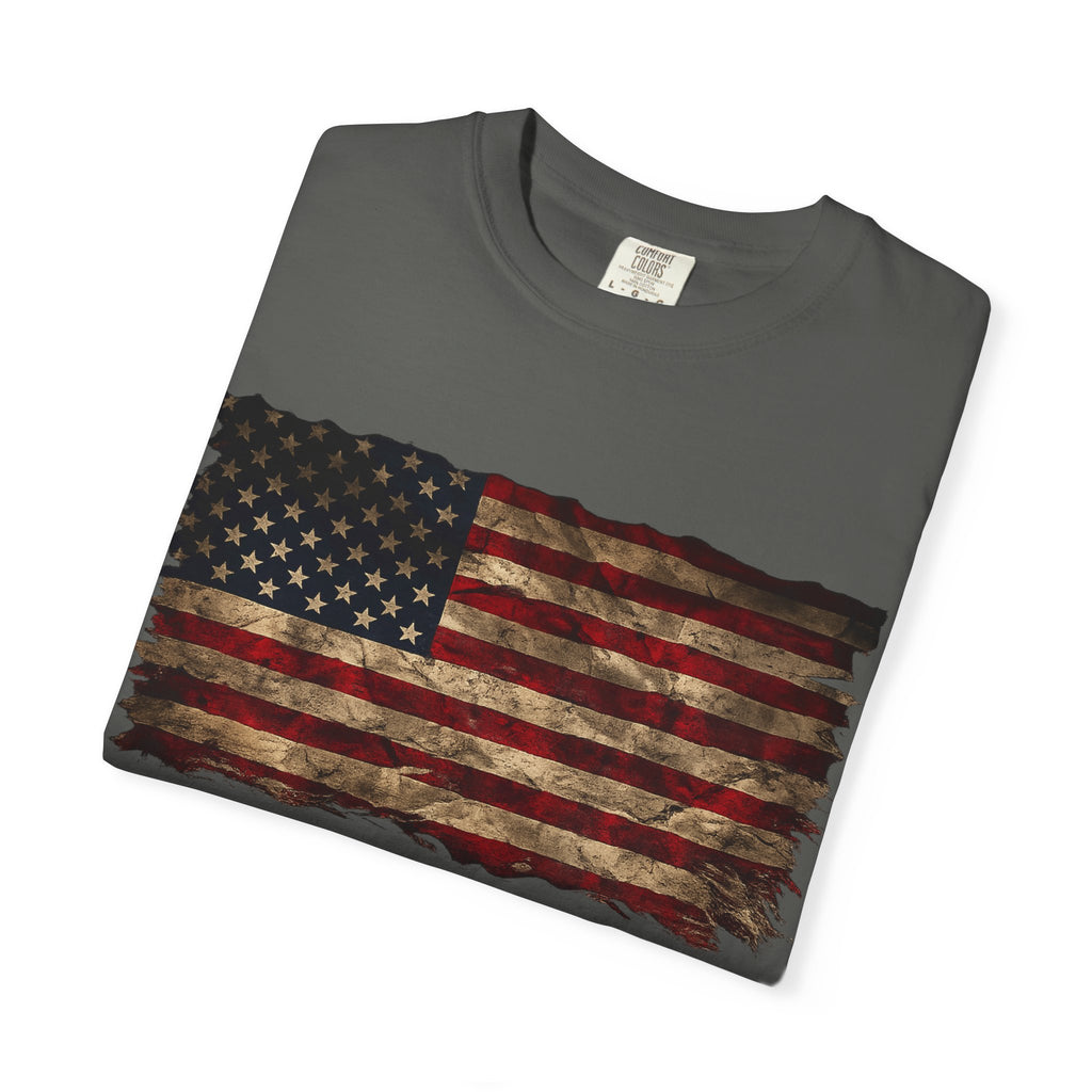 Distressed Flag Unisex Tee