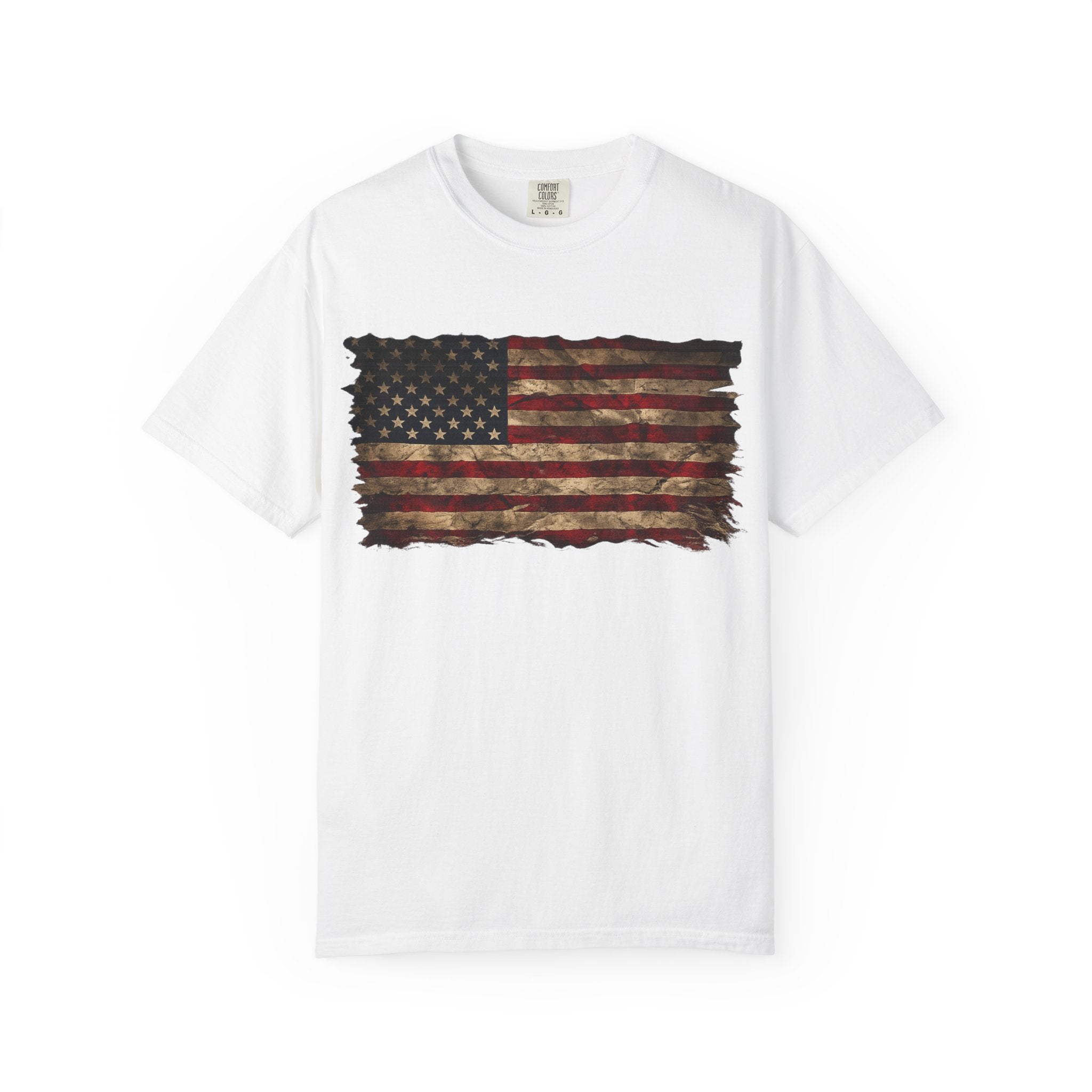 Distressed Flag Unisex Tee