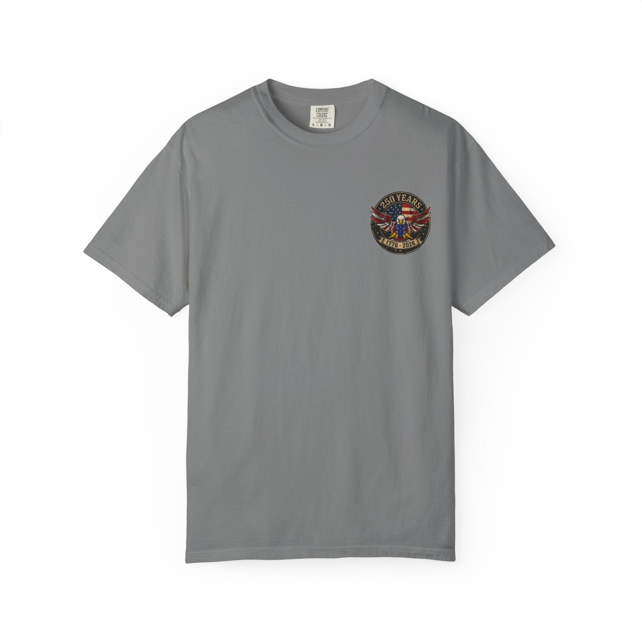 America Motorcycle Unisex Tee Front and Back Design