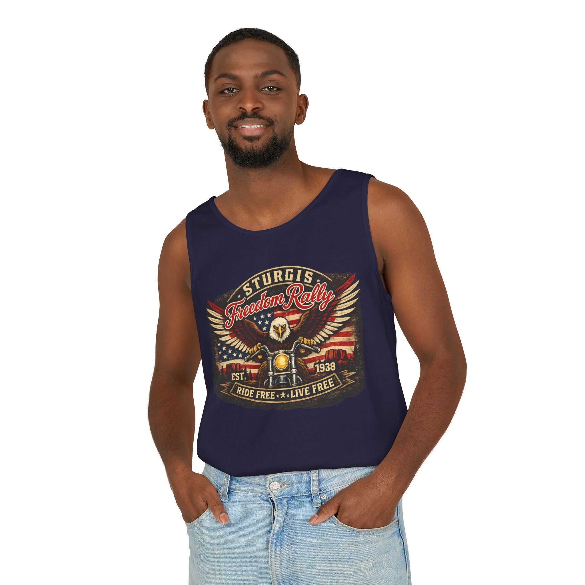 Sturgis Freedom Rally Tank Top — Ride Free Live Free