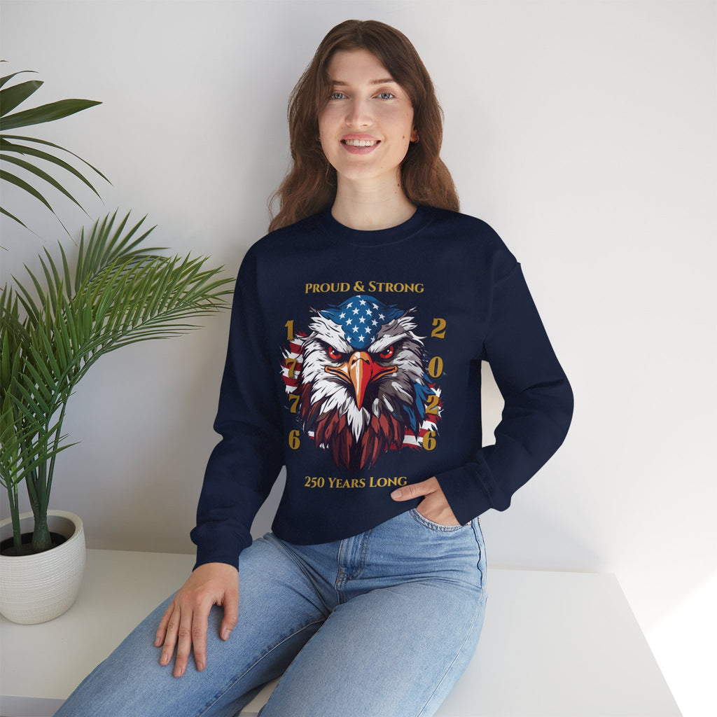 Proud & Strong Crewneck Unisex Sweatshirt