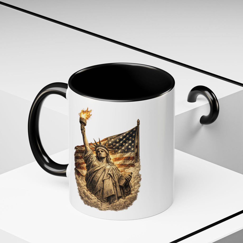 Lady Liberty Ceramic Mug for Coffee Lovers