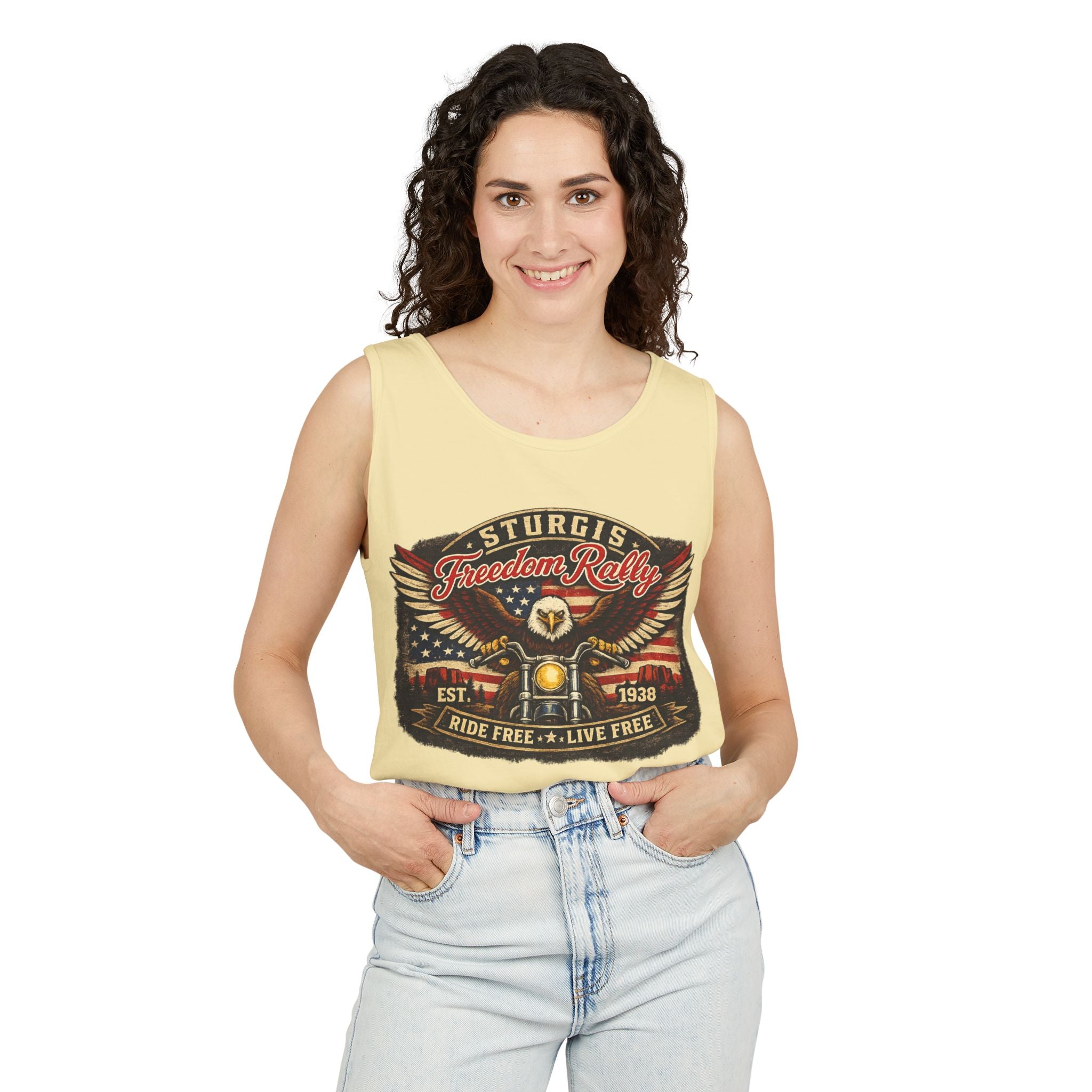 Sturgis Freedom Rally Tank Top — Ride Free Live Free