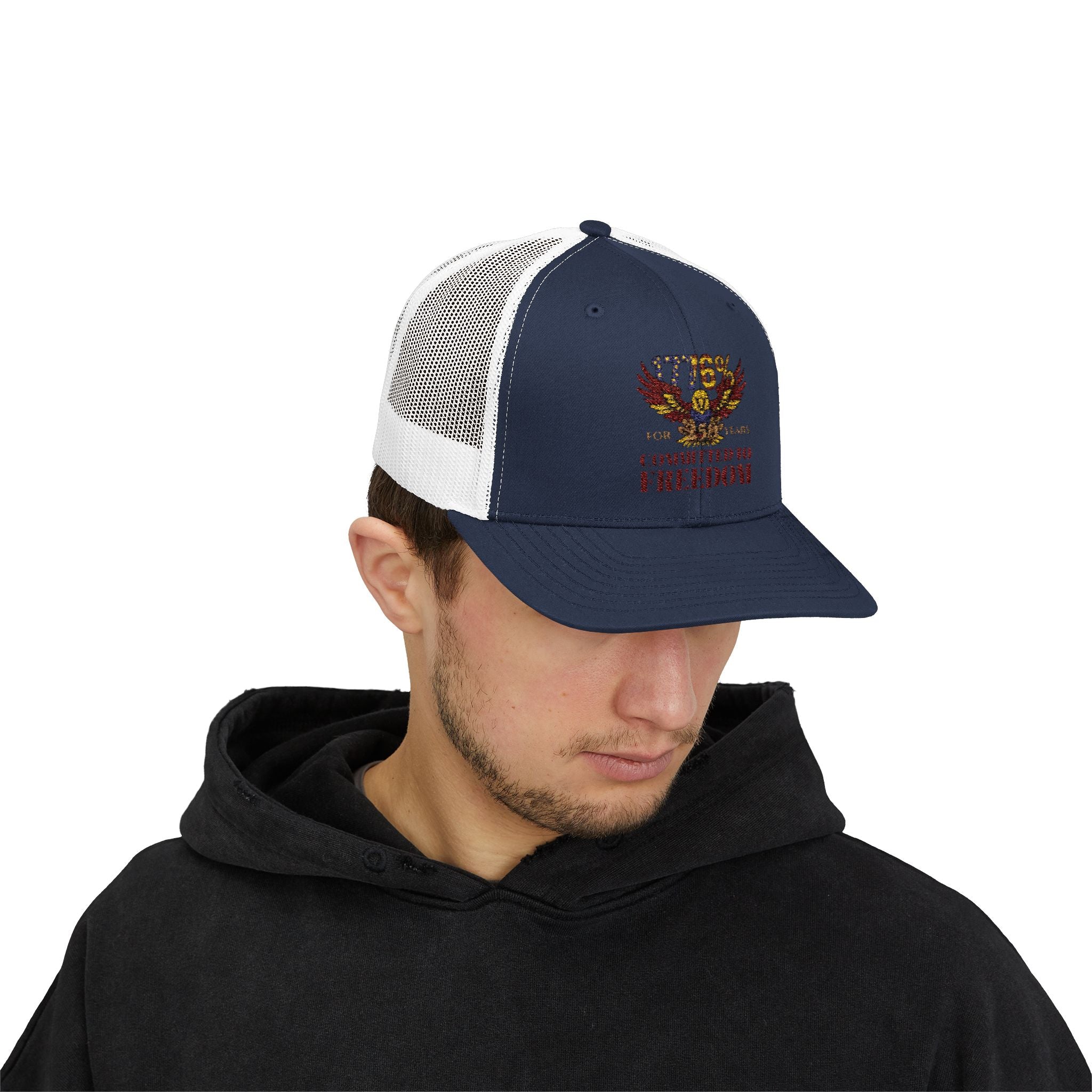 1776% Committed to Freedom Snapback Trucker Cap