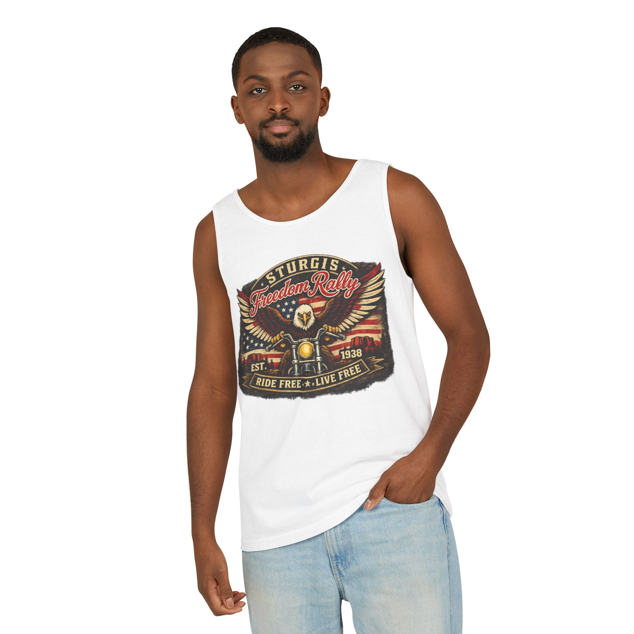 Sturgis Freedom Rally Tank Top — Ride Free Live Free