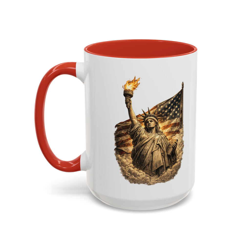 Lady Liberty Ceramic Mug for Coffee Lovers