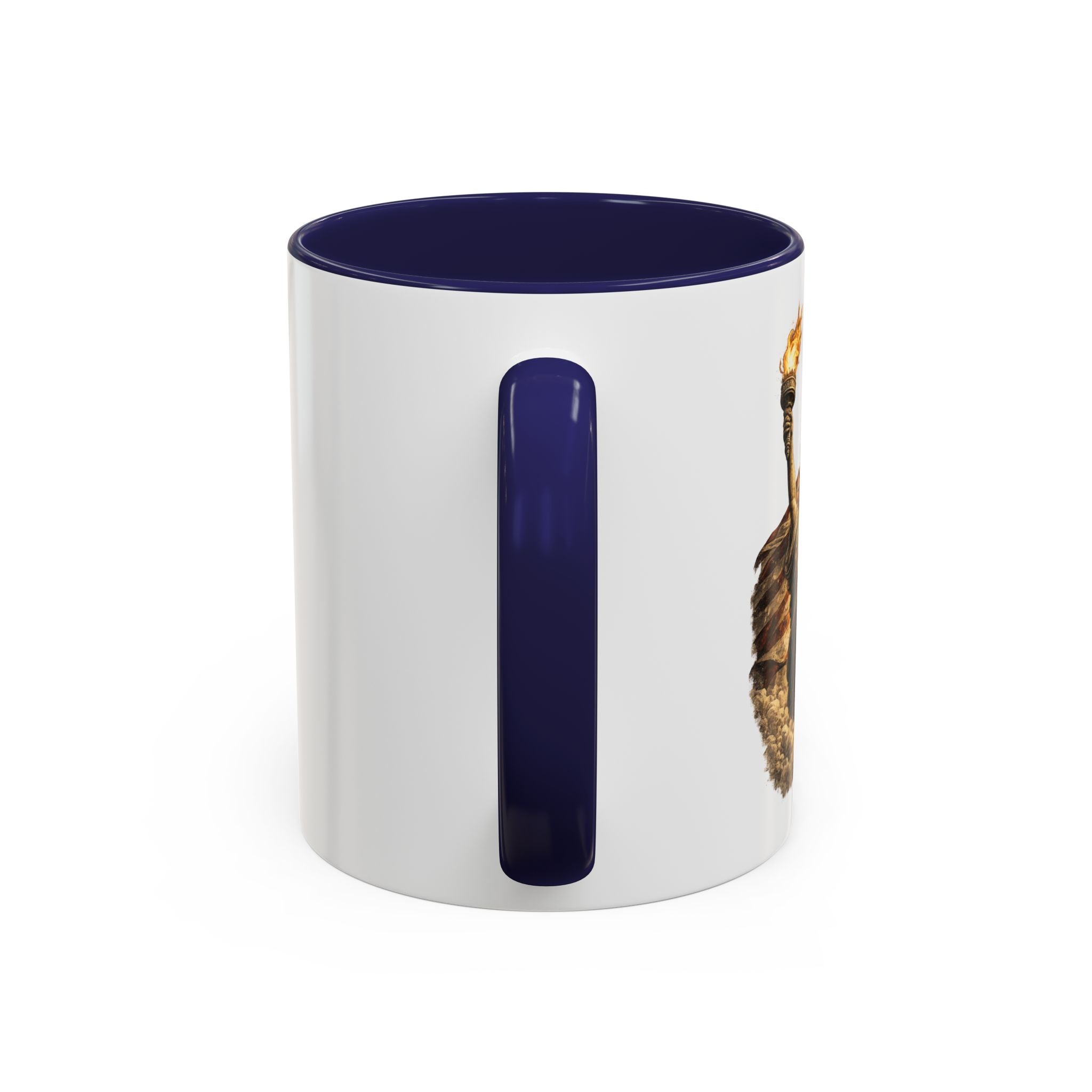 Lady Liberty Ceramic Mug for Coffee Lovers