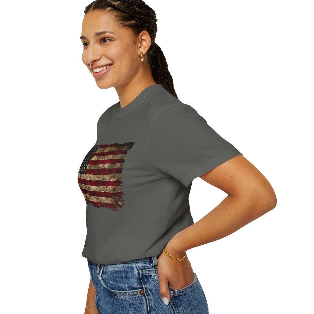 Distressed Flag Unisex Tee