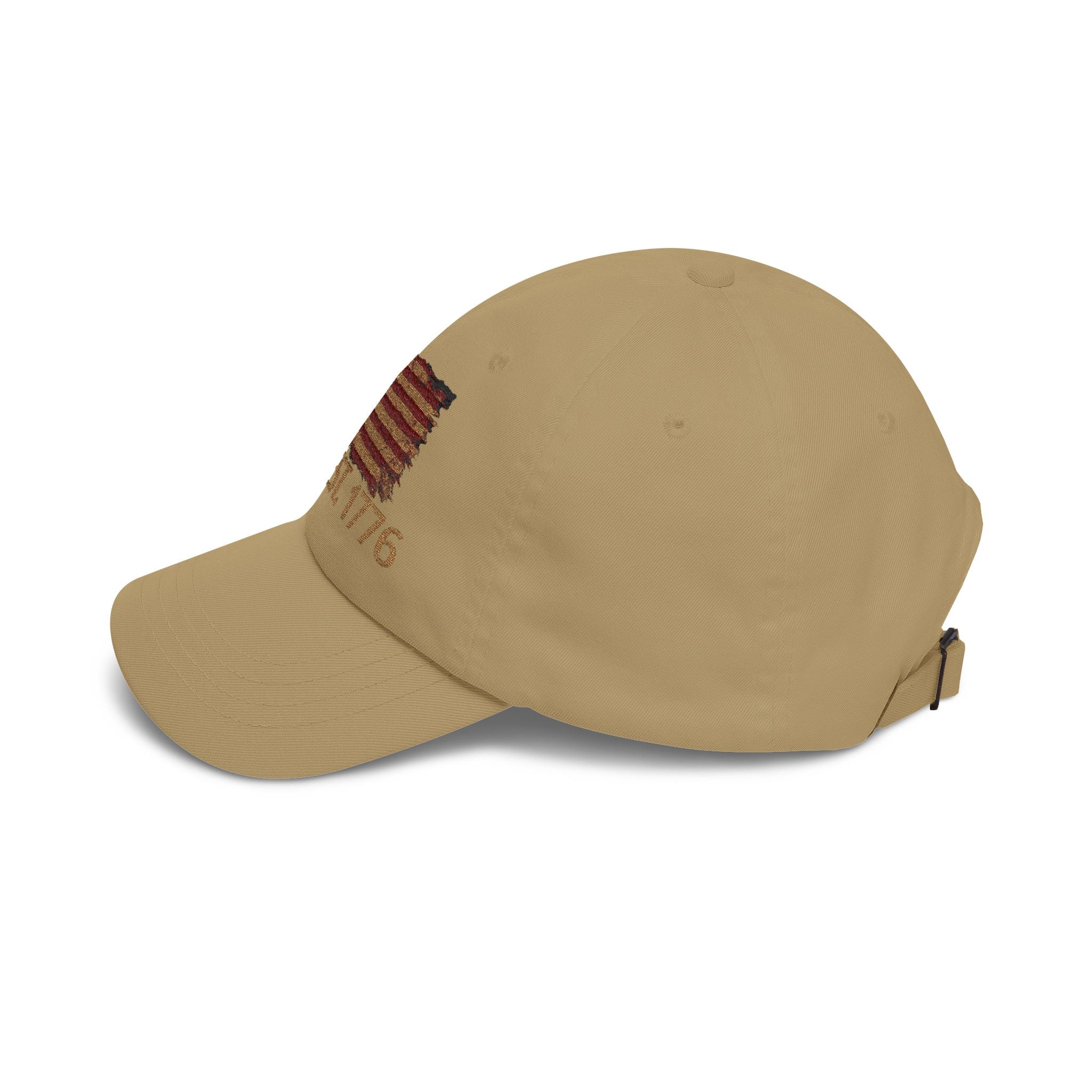 Distressed American Flag Dad Cap — Vintage USA