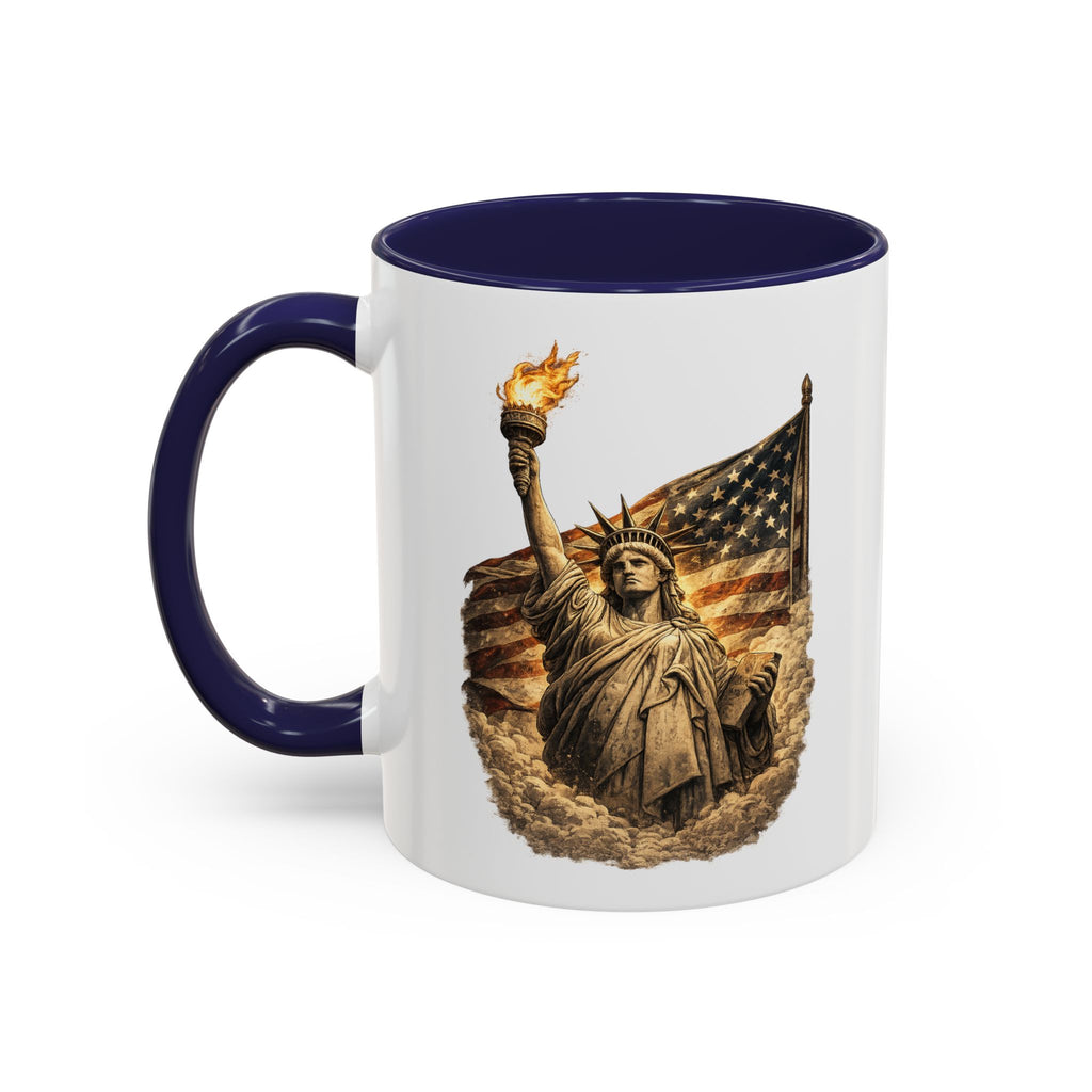 Lady Liberty Ceramic Mug for Coffee Lovers