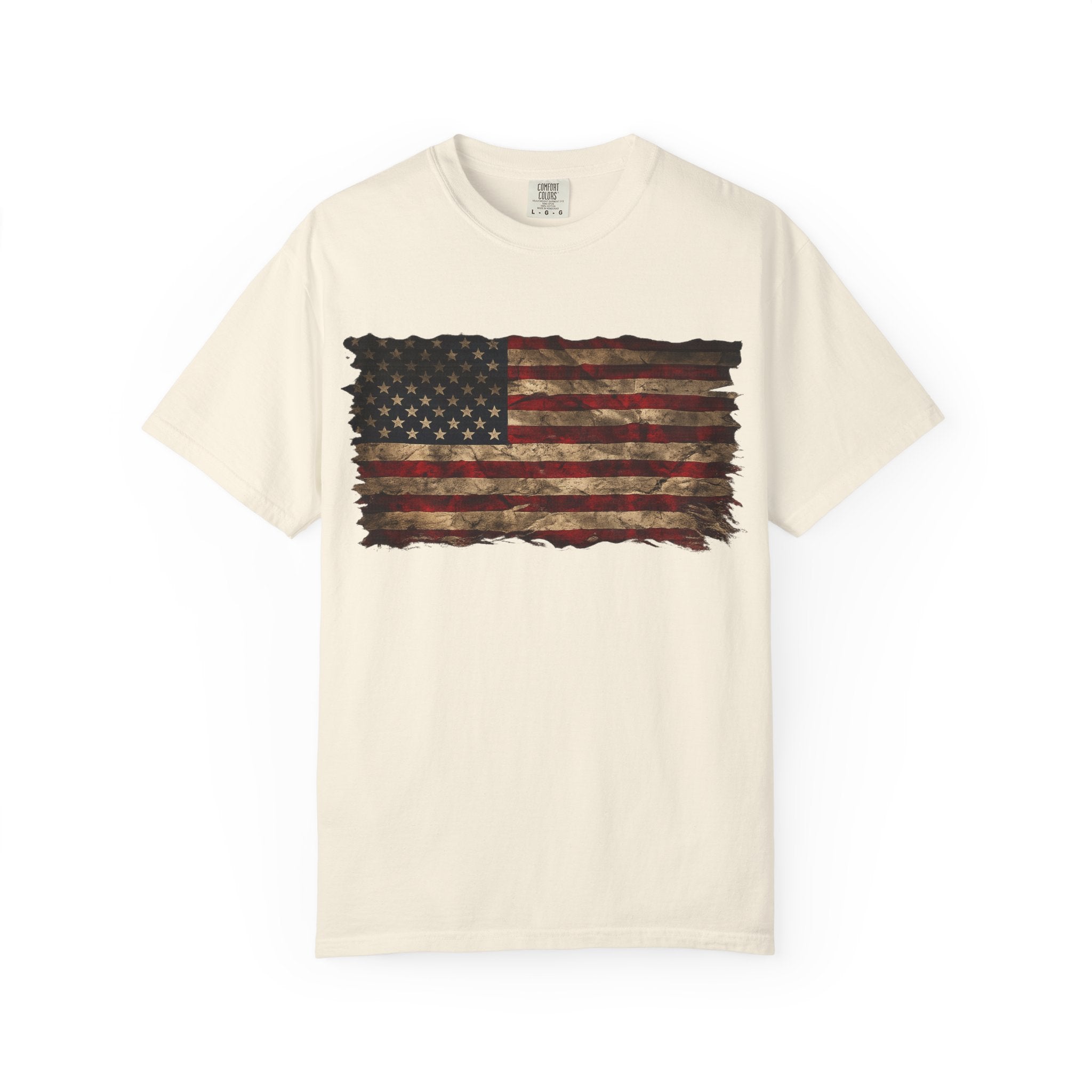 Distressed Flag Unisex Tee