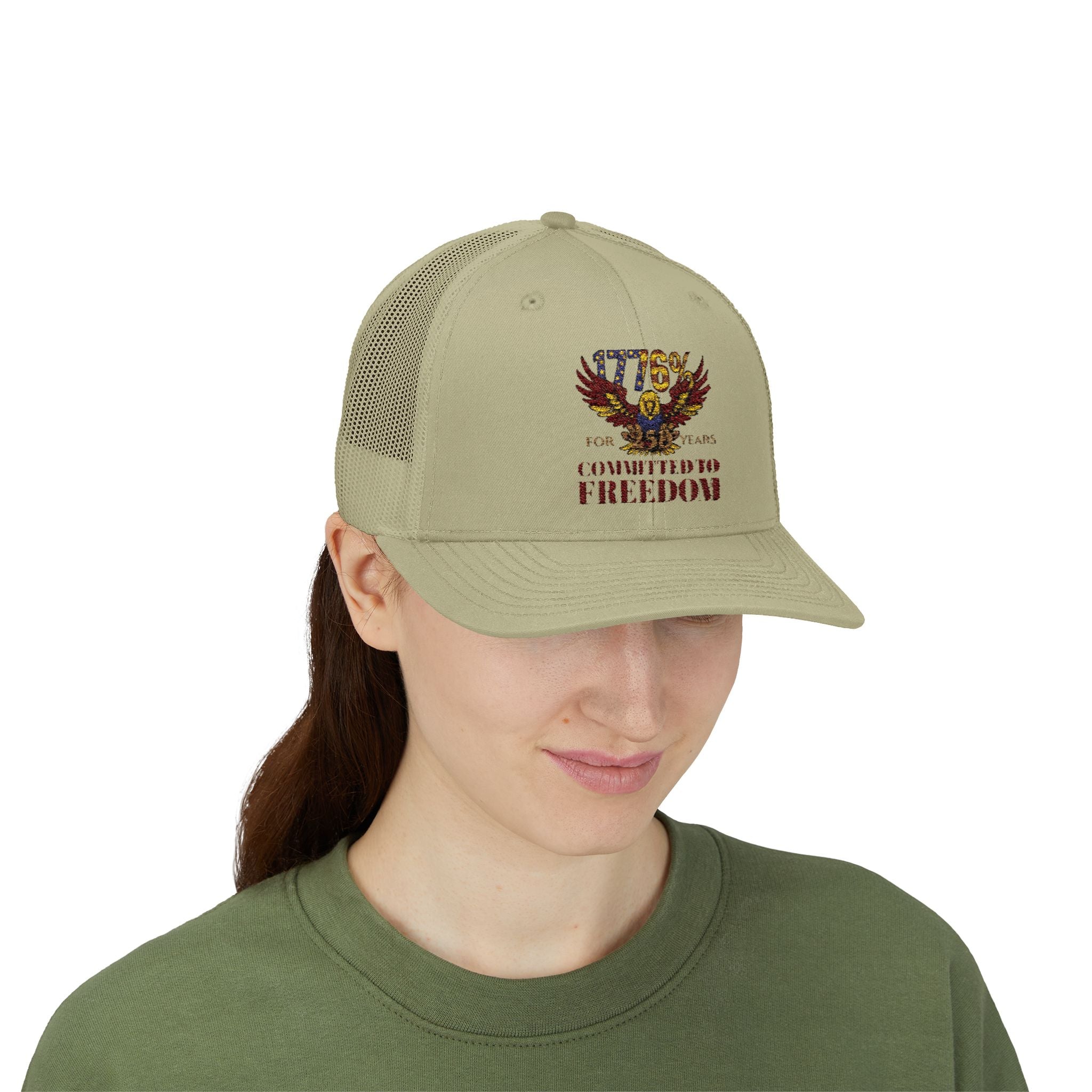 1776% Committed to Freedom Snapback Trucker Cap