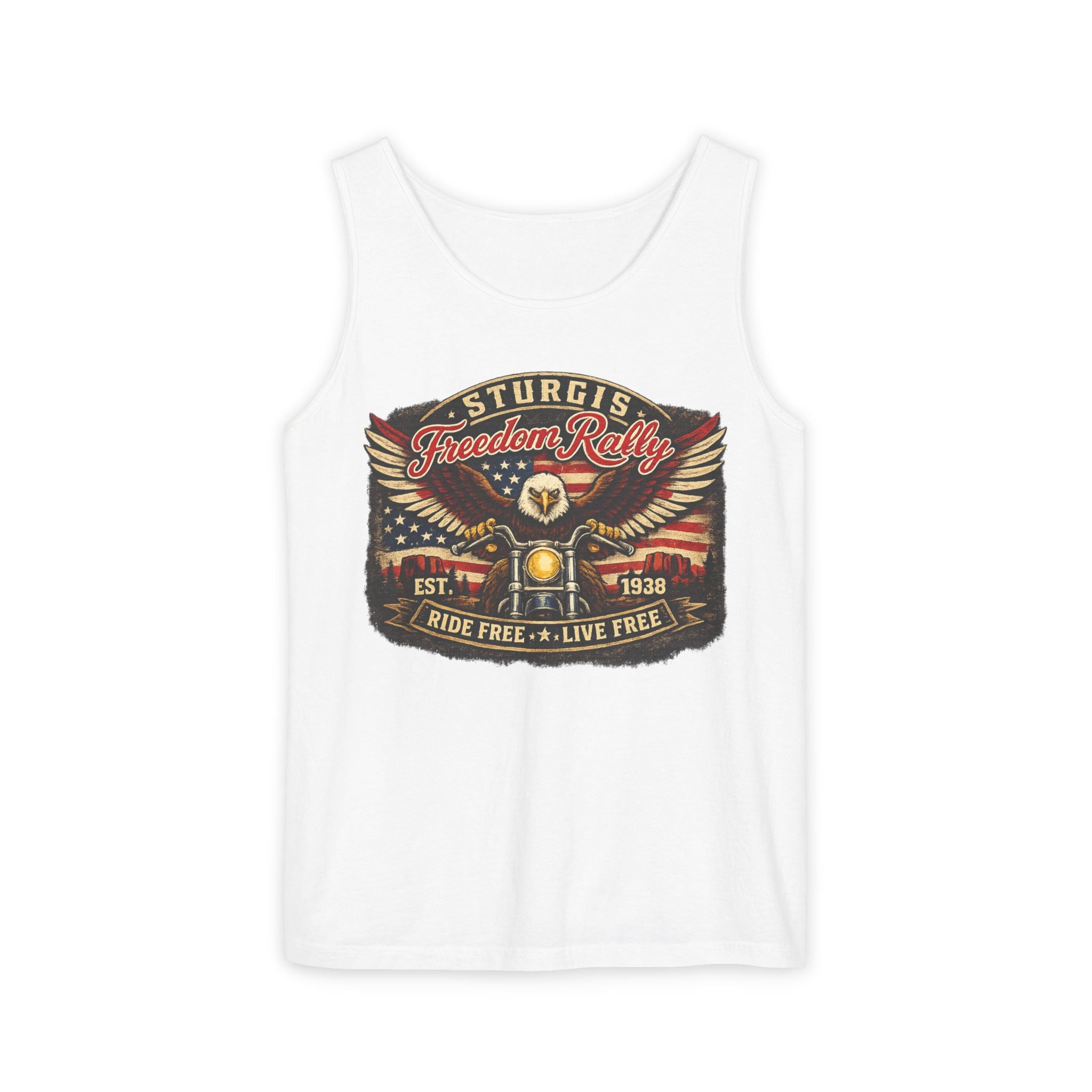 Sturgis Freedom Rally Tank Top — Ride Free Live Free