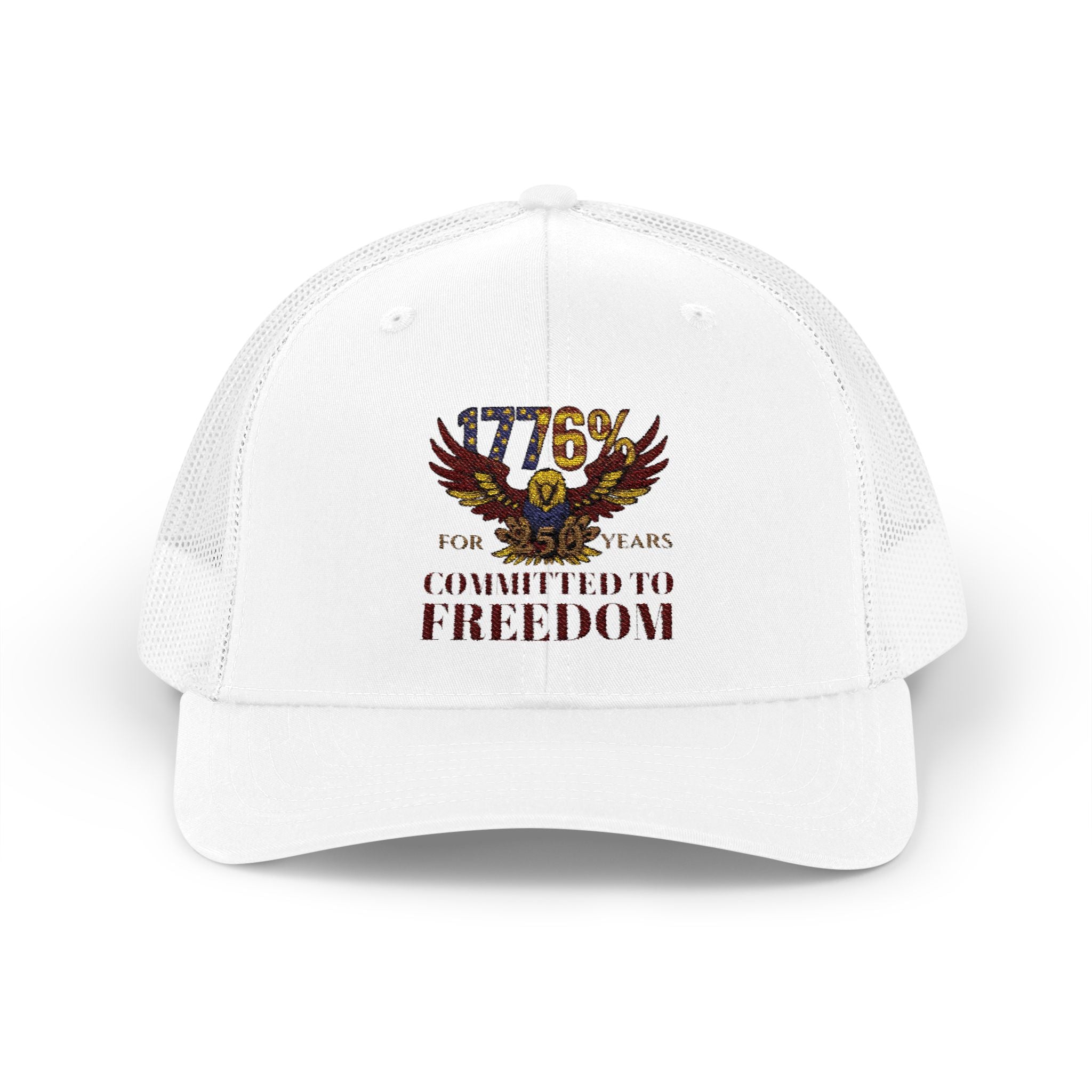 1776% Committed to Freedom Snapback Trucker Cap