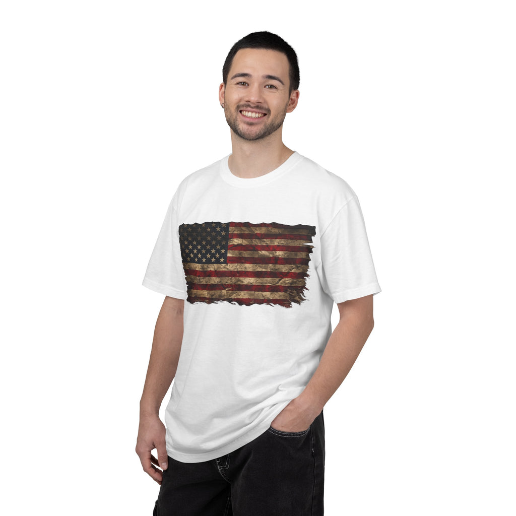 Distressed Flag Unisex Tee